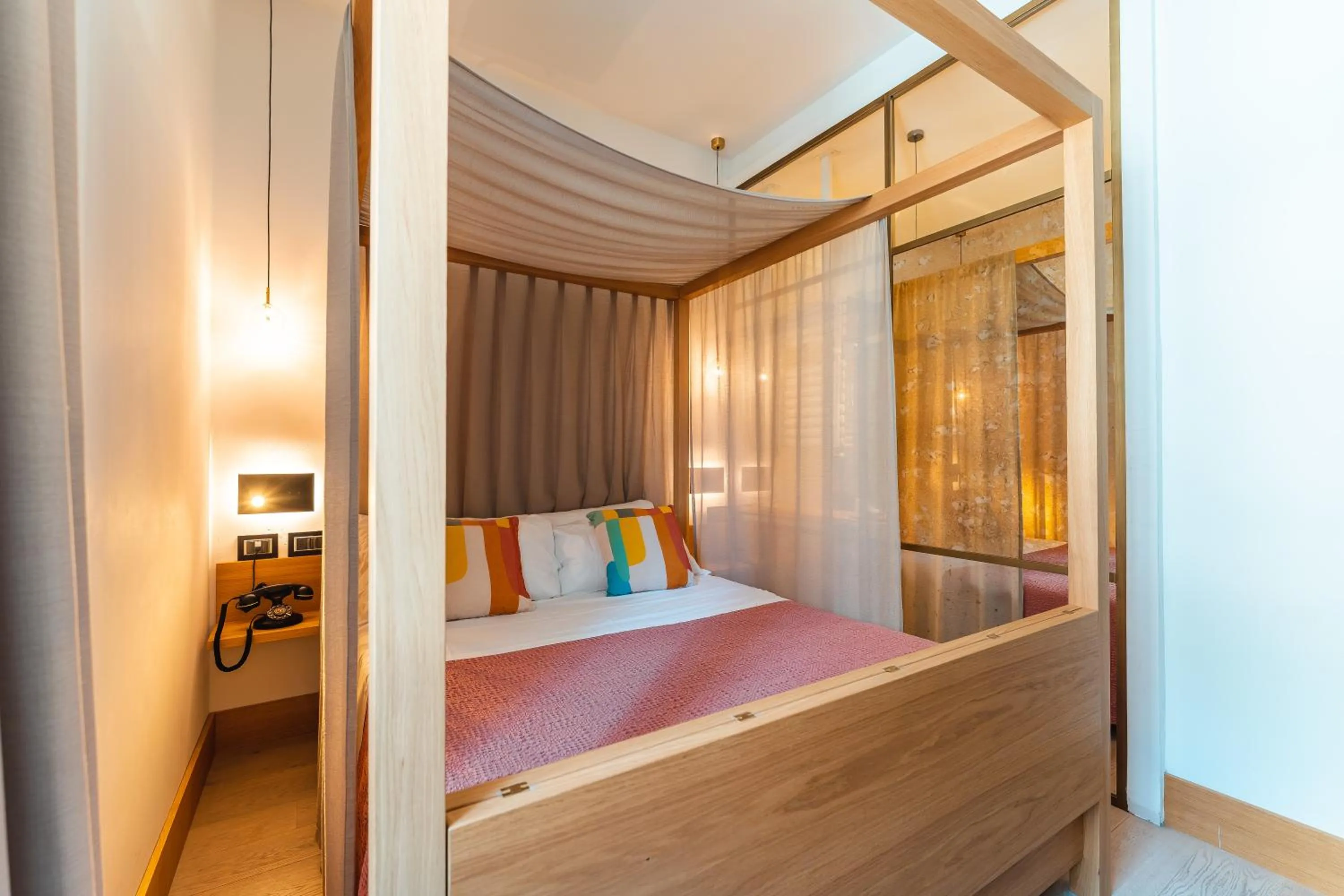 Bedroom, Bed in Albergo Caffe Centrale