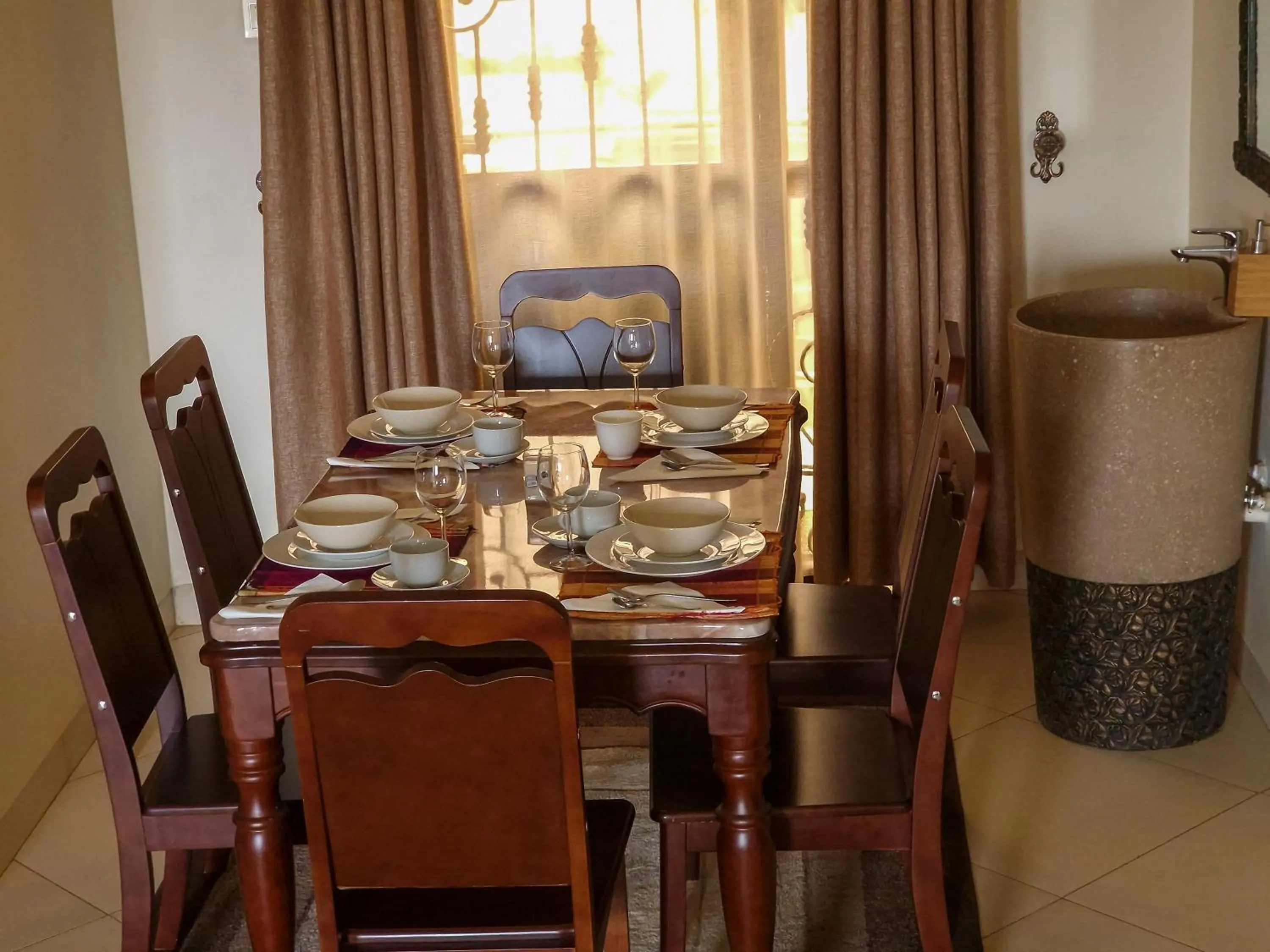 Seating area in Eric Wilkins Apartments