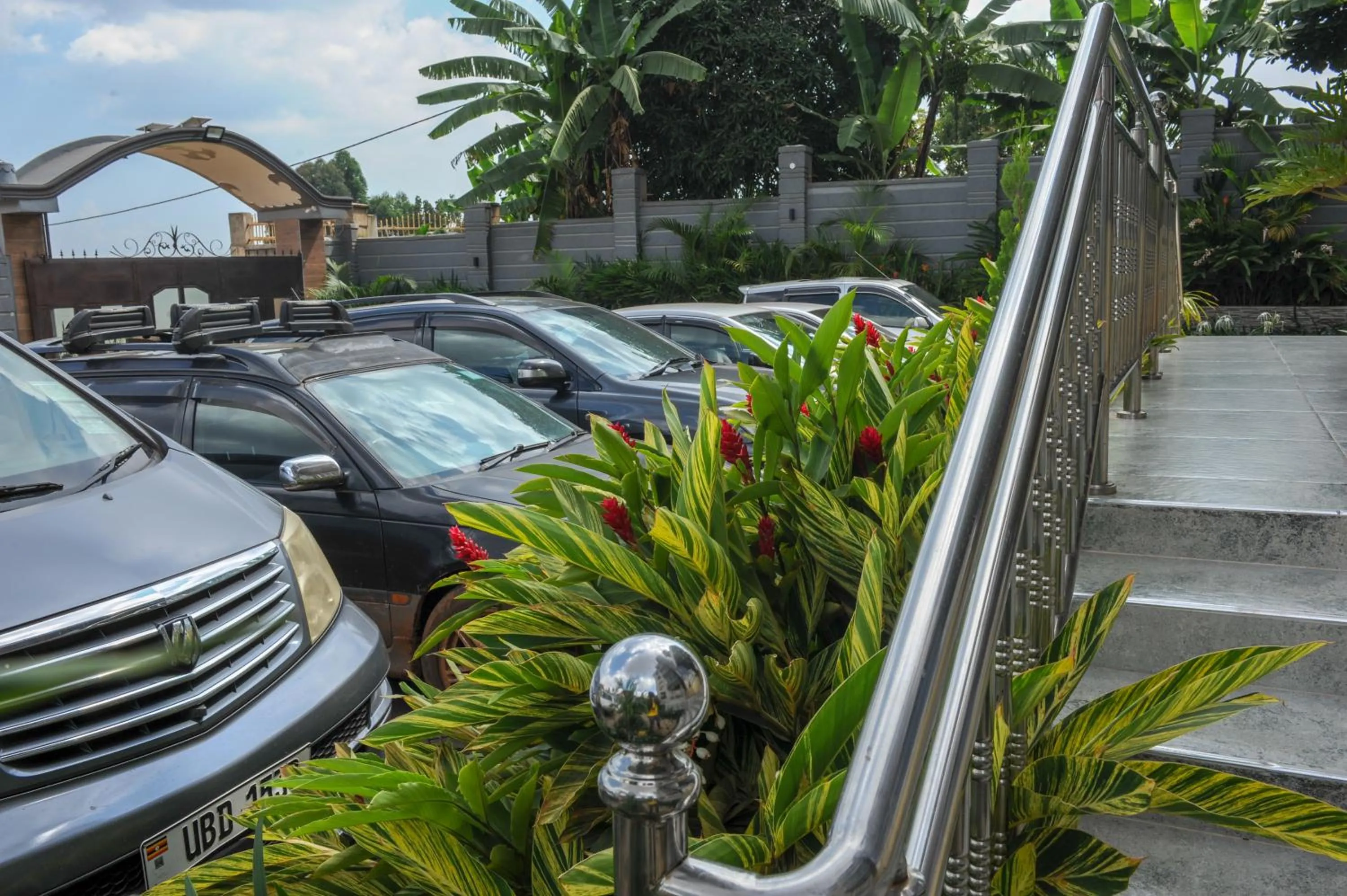 Garden view in Eric Wilkins Apartments