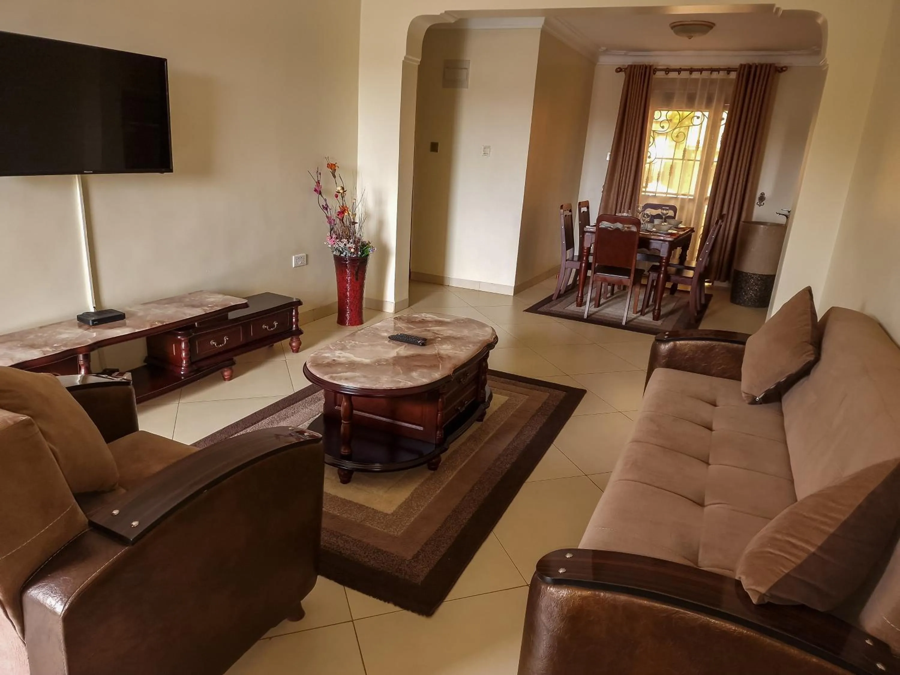 Communal lounge/ TV room in Eric Wilkins Apartments