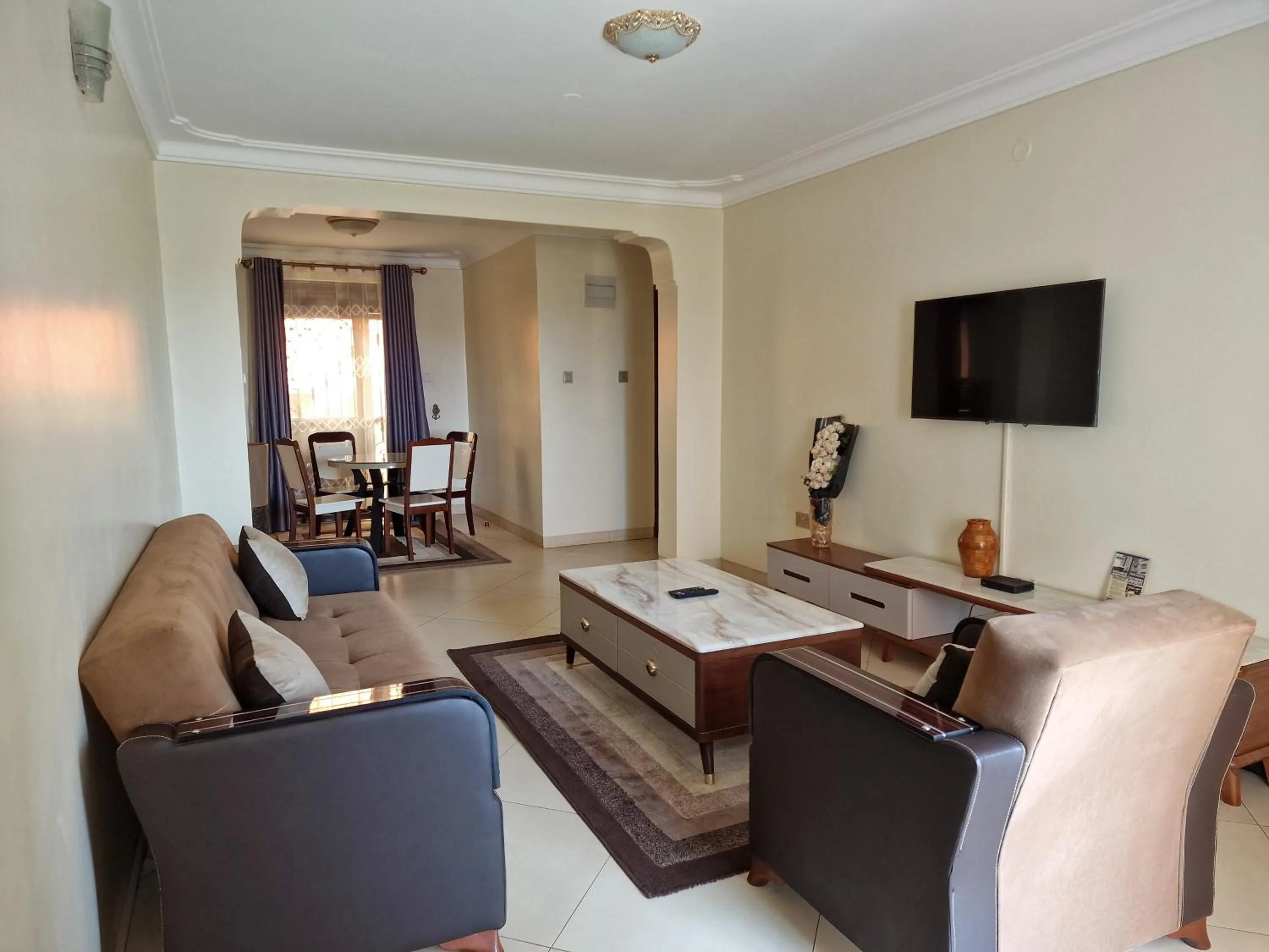 Communal lounge/ TV room in Eric Wilkins Apartments