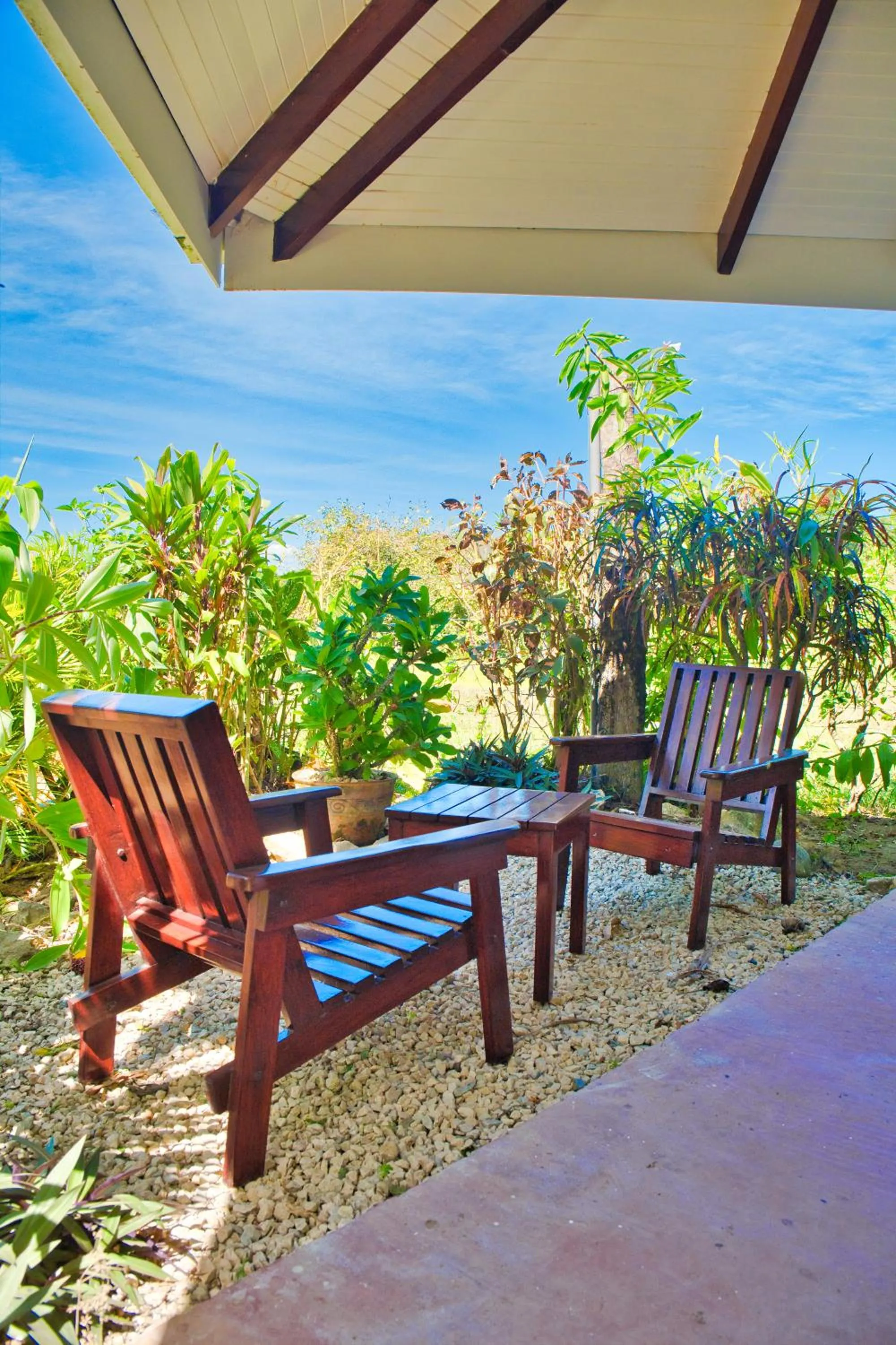 Patio in Samara Pacific Lodge