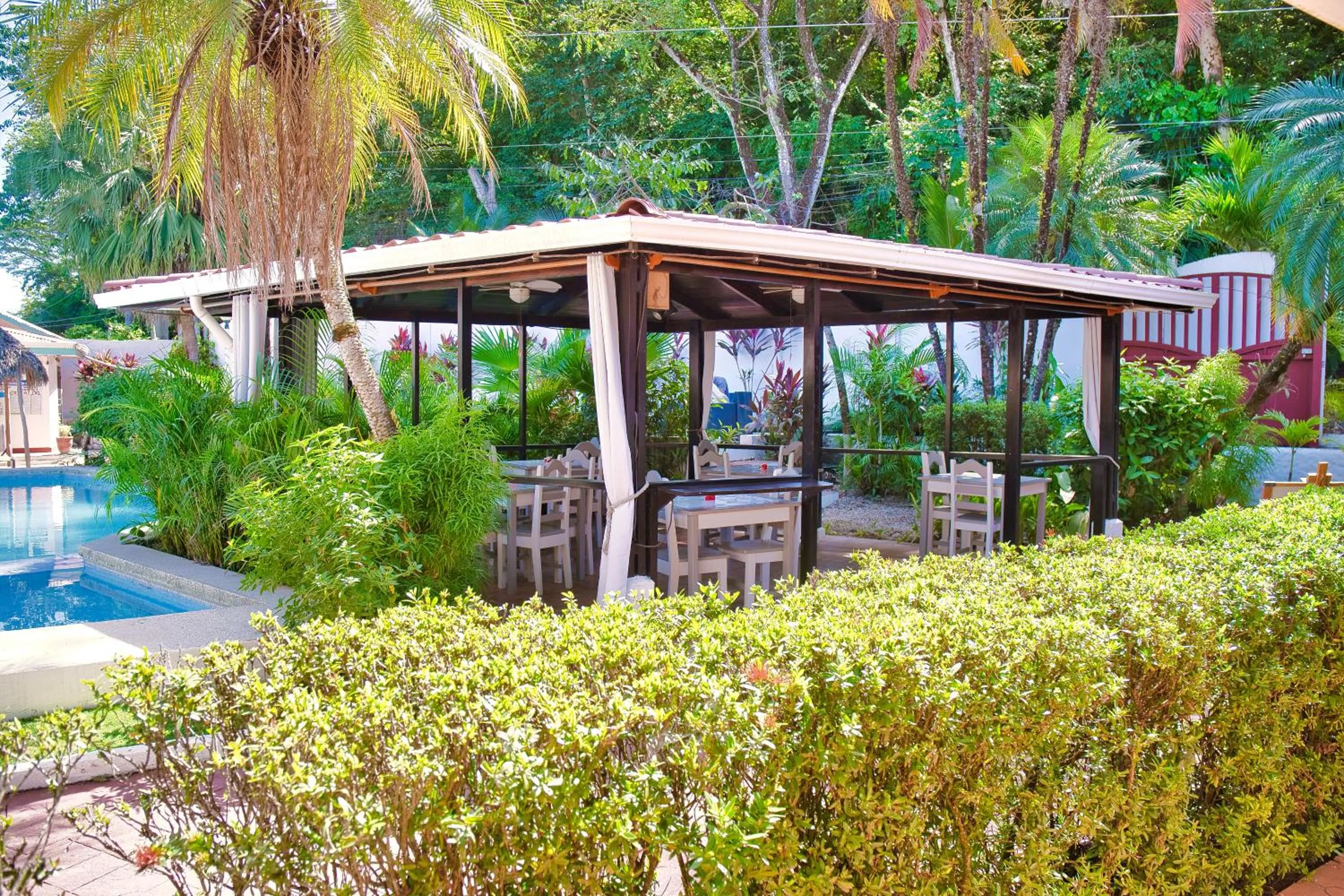 Garden view in Samara Pacific Lodge