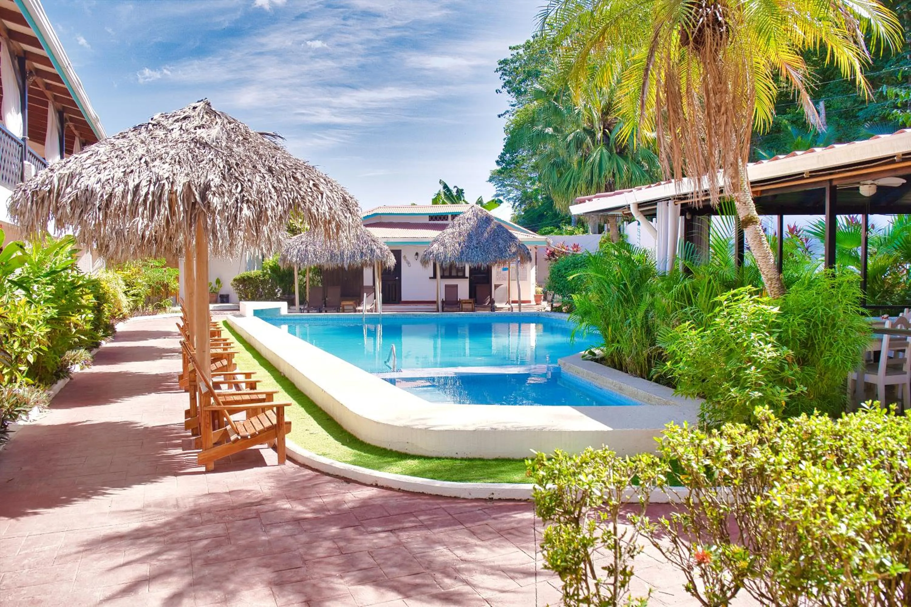 Garden view in Samara Pacific Lodge