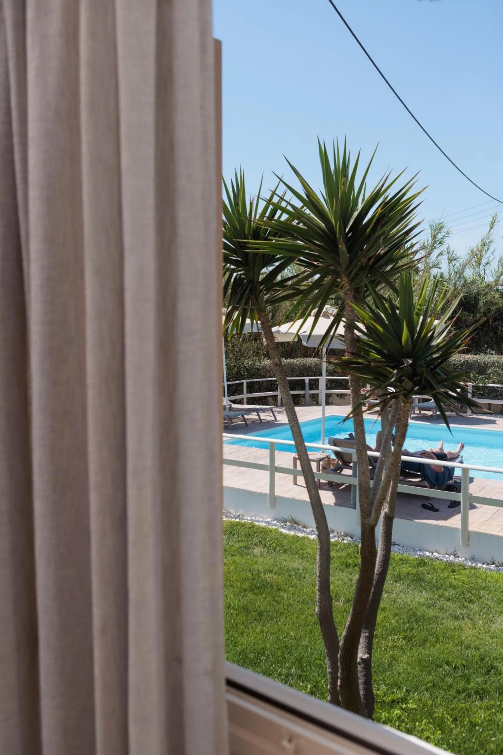 Garden view in Maria's Rooms & Studios
