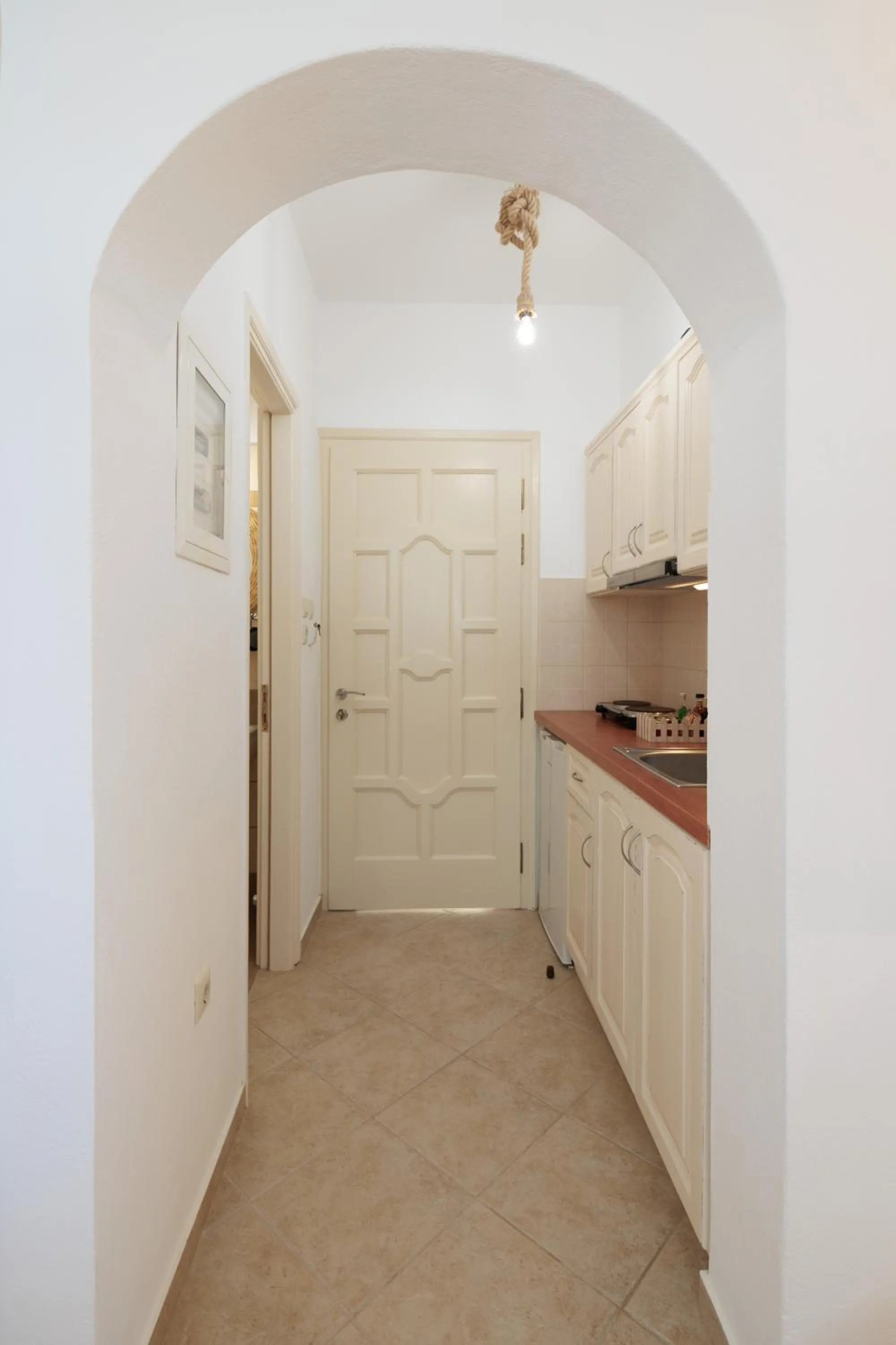 kitchen in Maria's Rooms & Studios