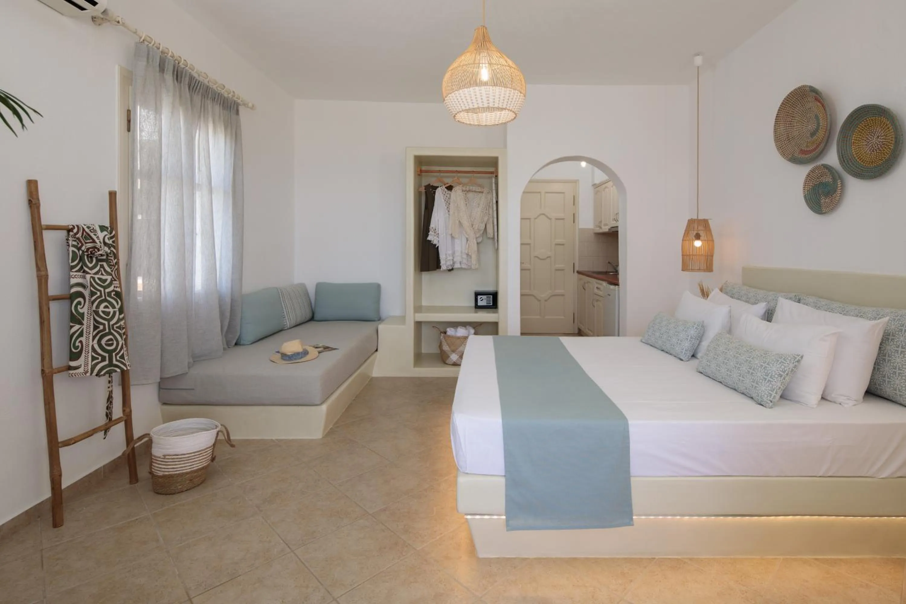 Bedroom, Bed in Maria's Rooms & Studios