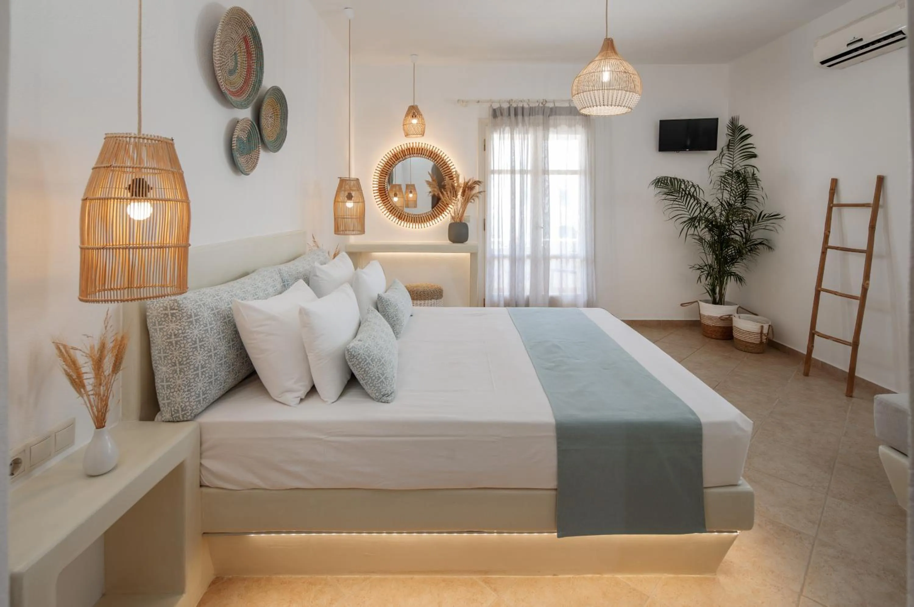 Bedroom, Bed in Maria's Rooms & Studios