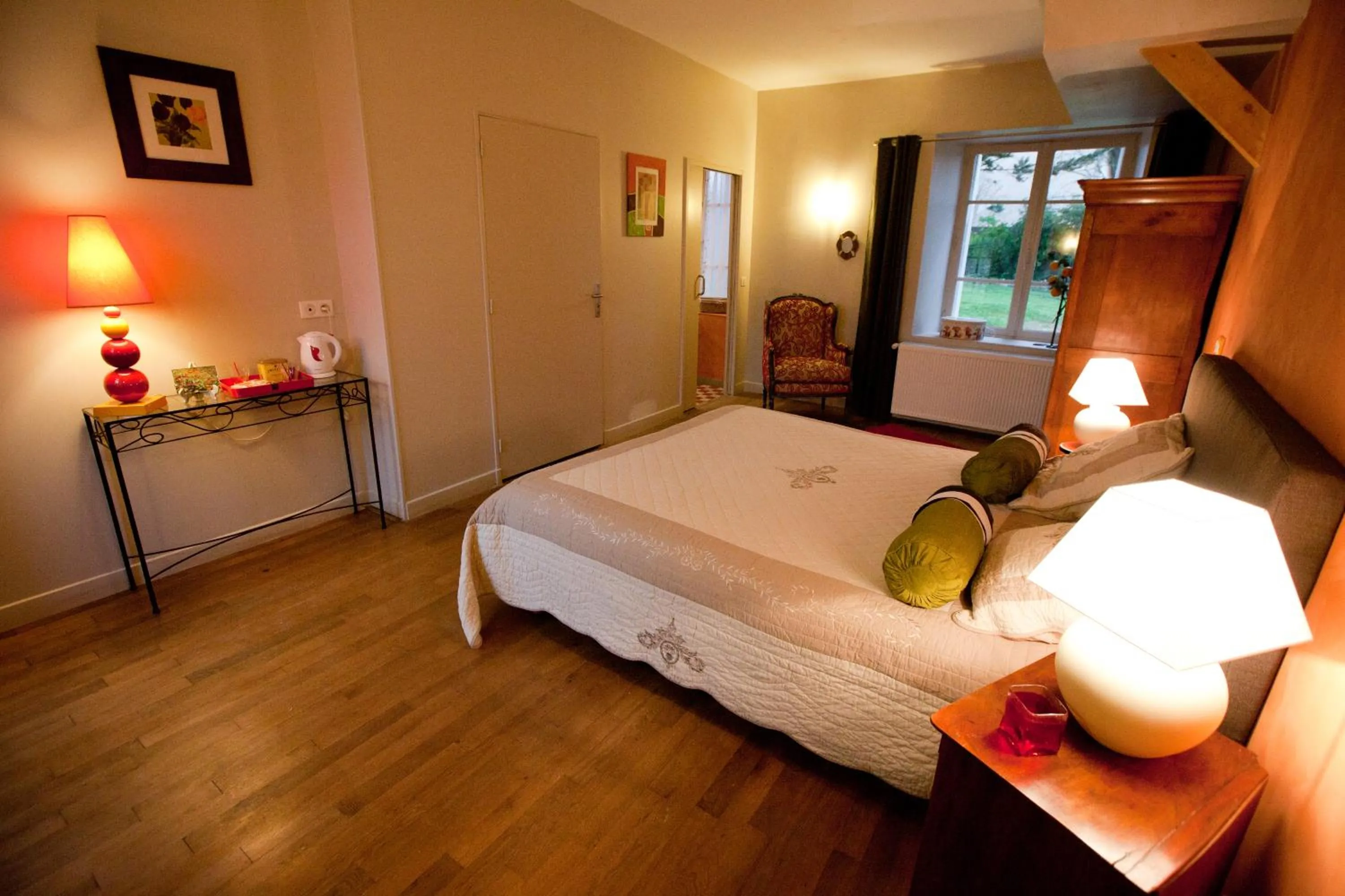 Bed in Manoir d'Orbé