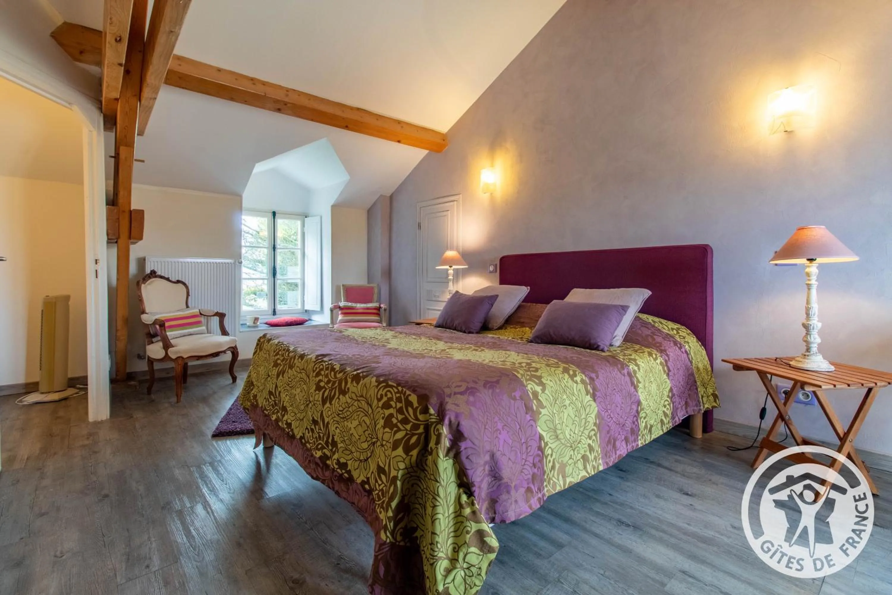 Bed in Manoir d'Orbé