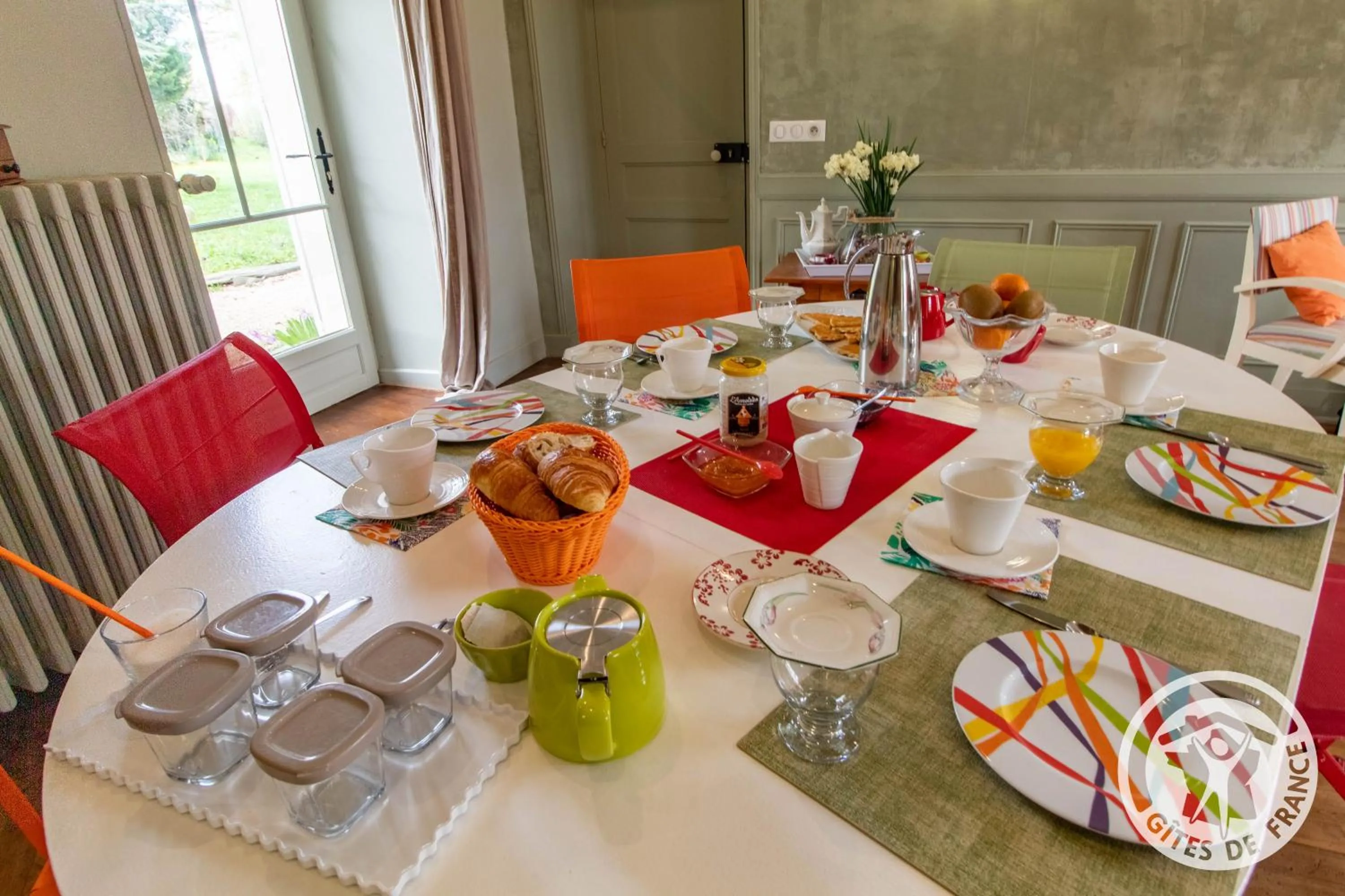 Dining area in Manoir d'Orbé