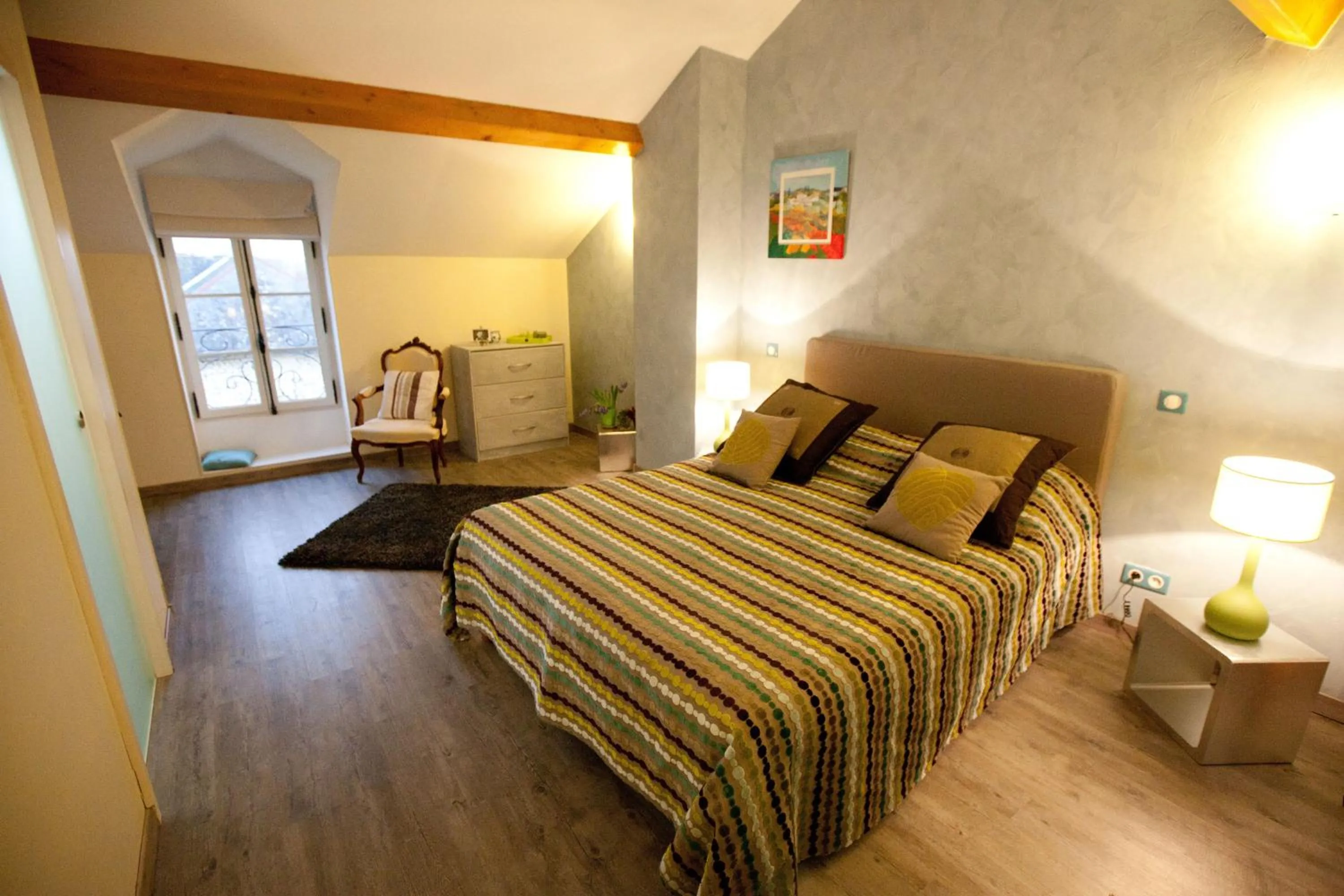 Bed in Manoir d'Orbé
