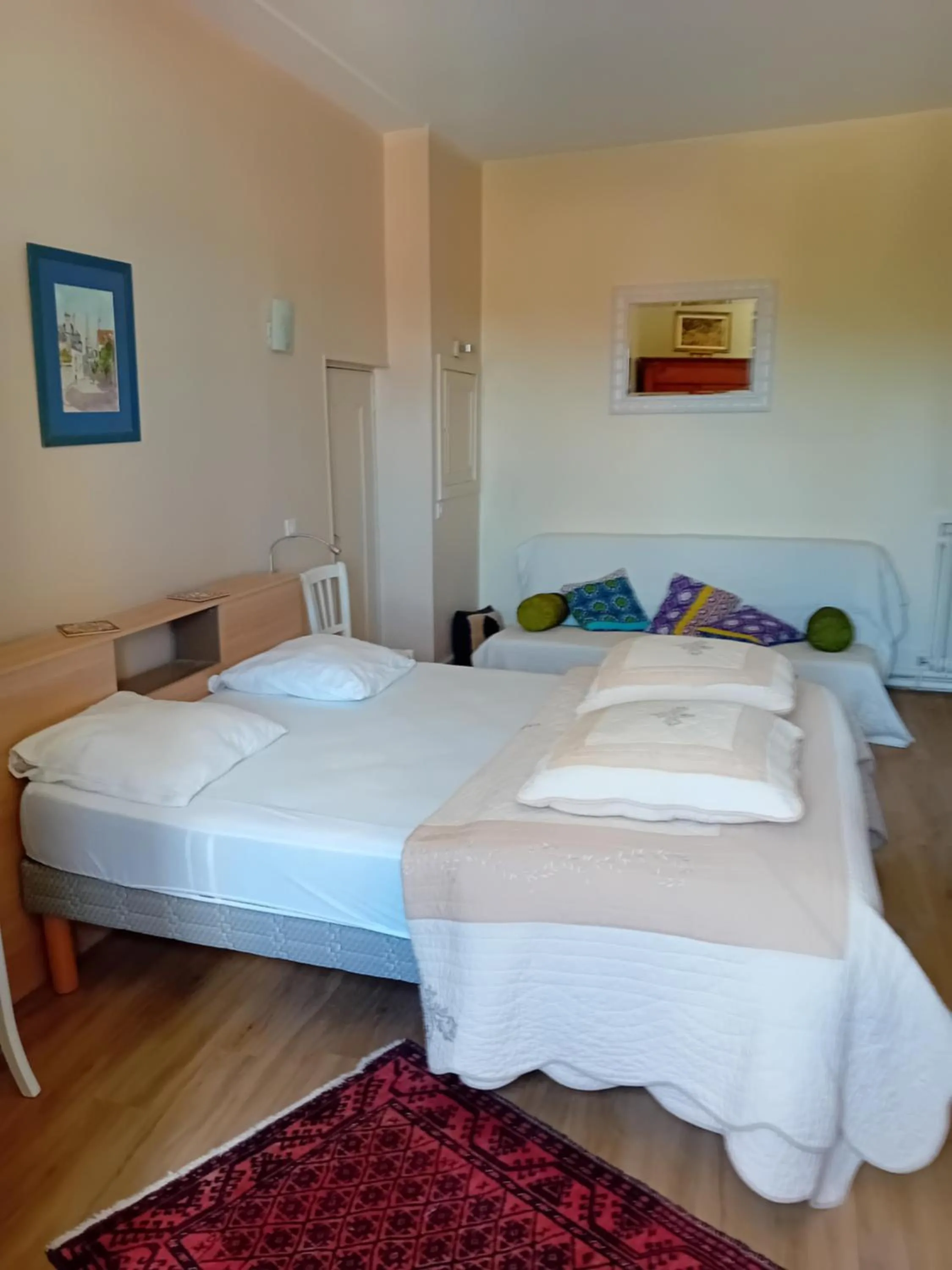 Bed in Manoir d'Orbé