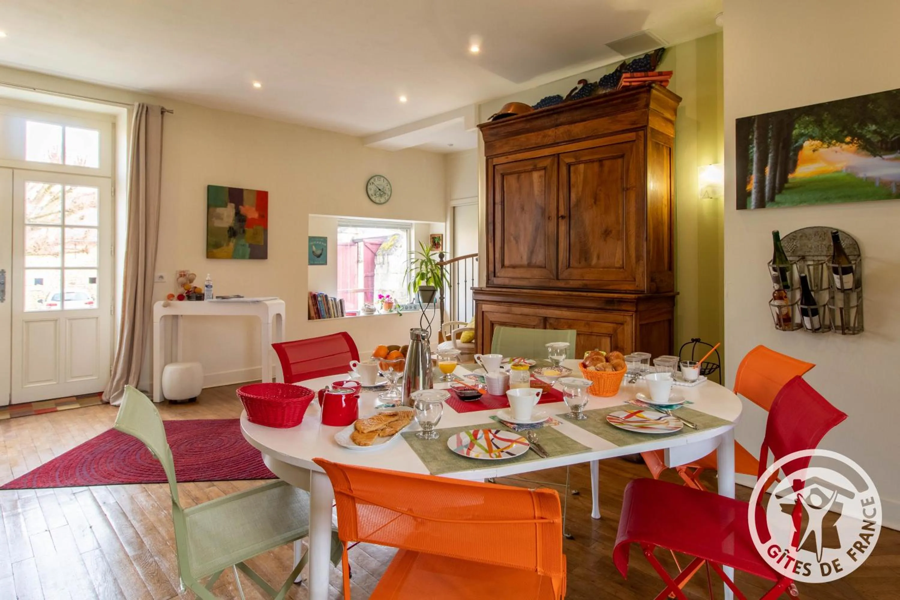 Dining area in Manoir d'Orbé