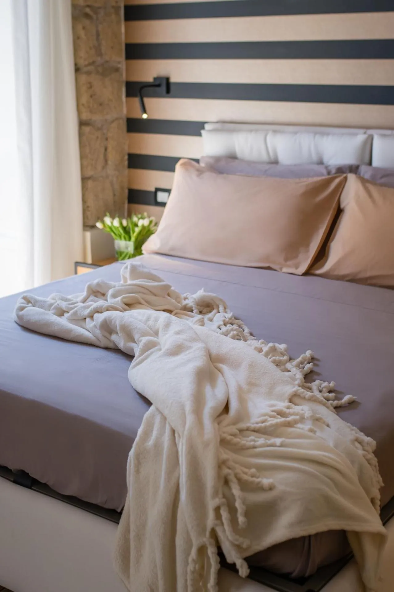 Bed in Kbirr Charming House