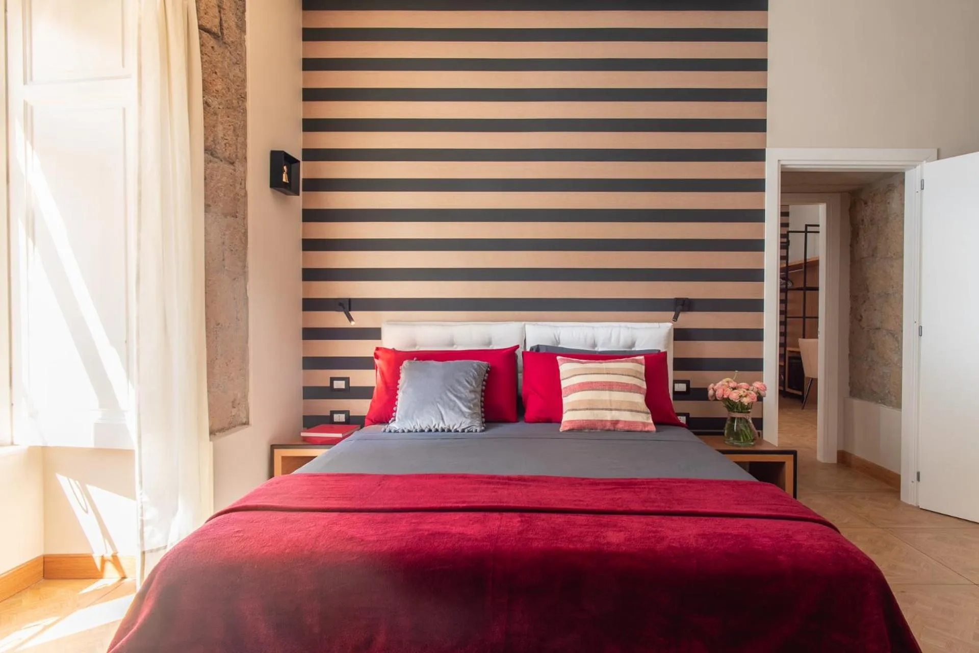 Bed in Kbirr Charming House