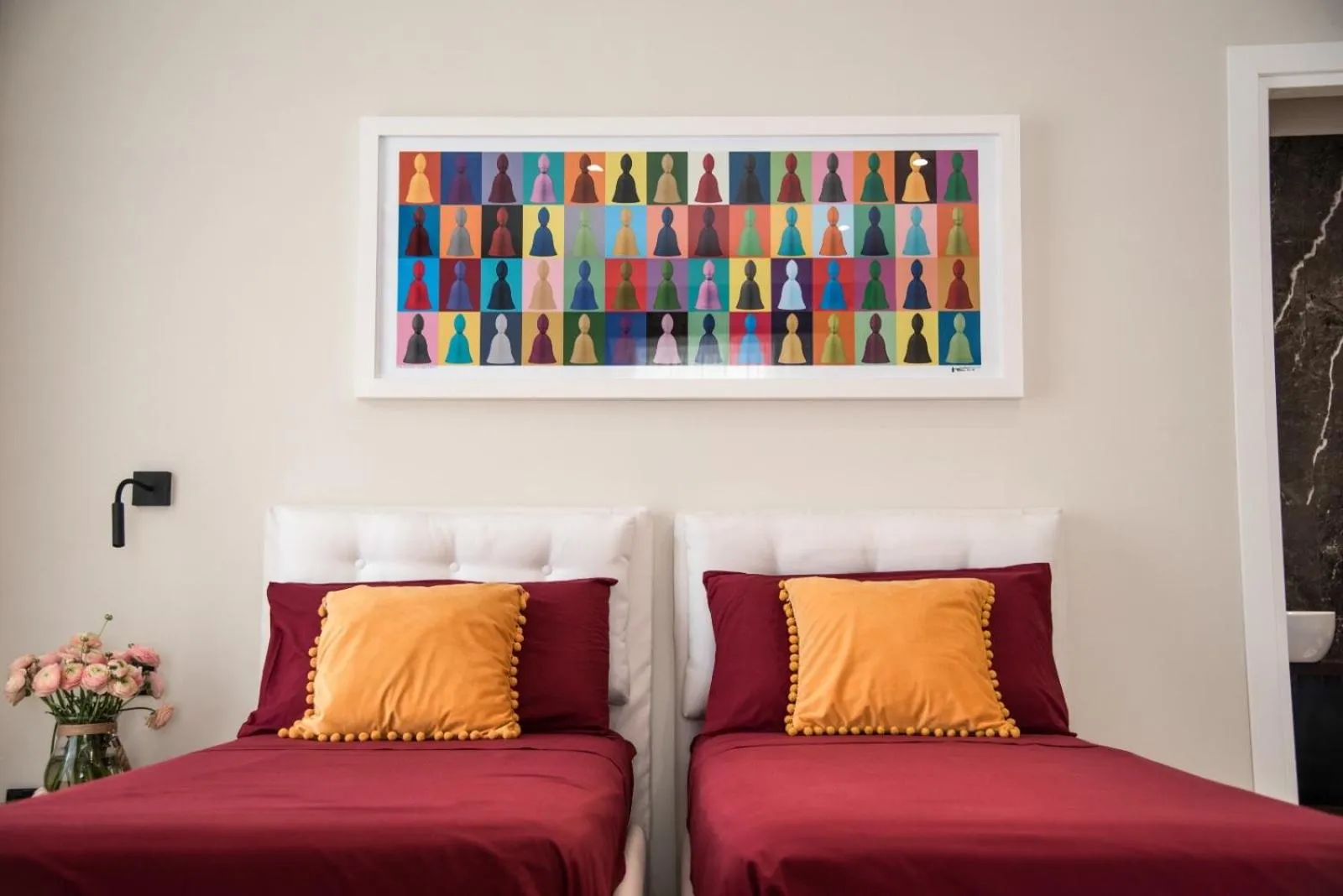 Bed in Kbirr Charming House