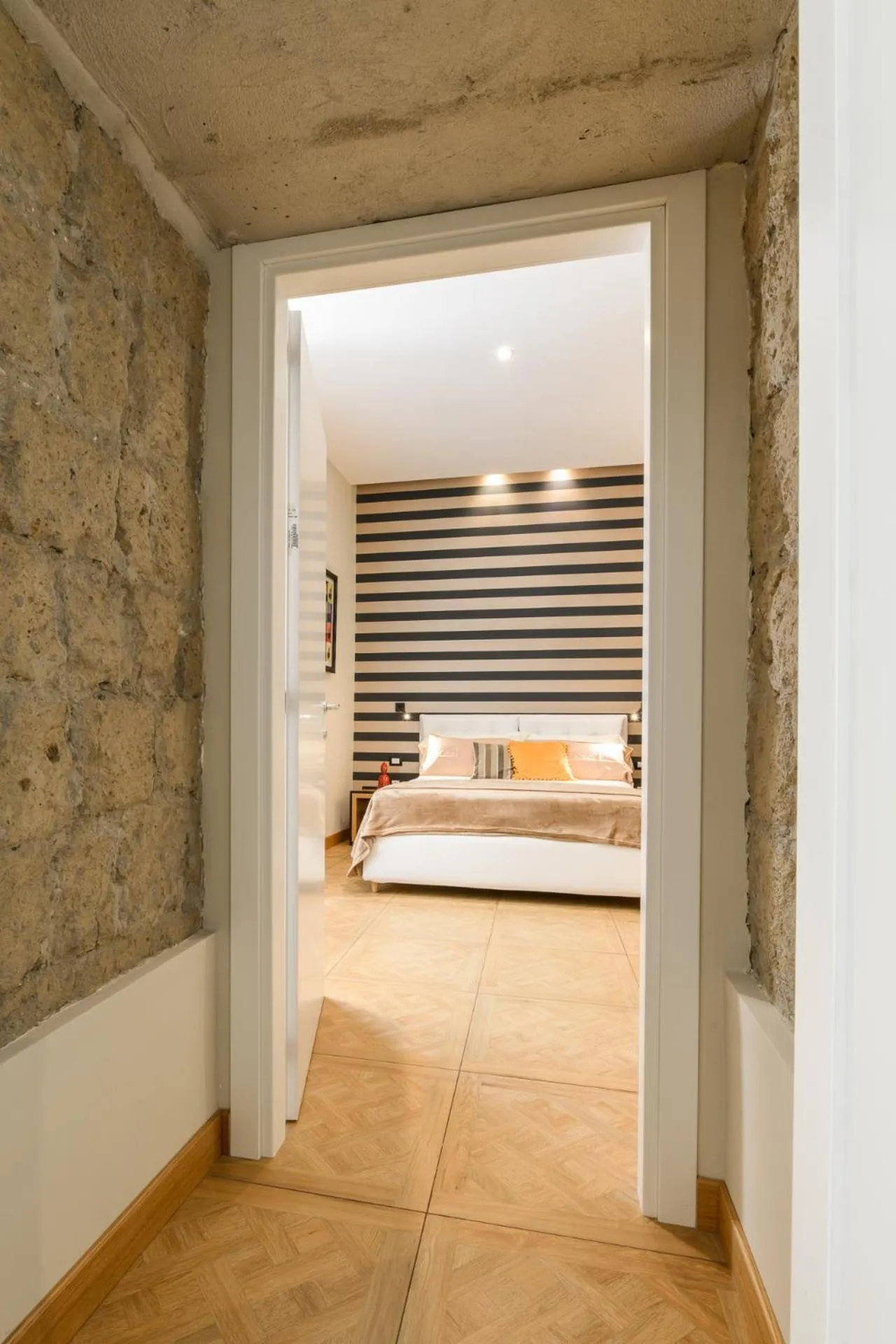 Bed in Kbirr Charming House