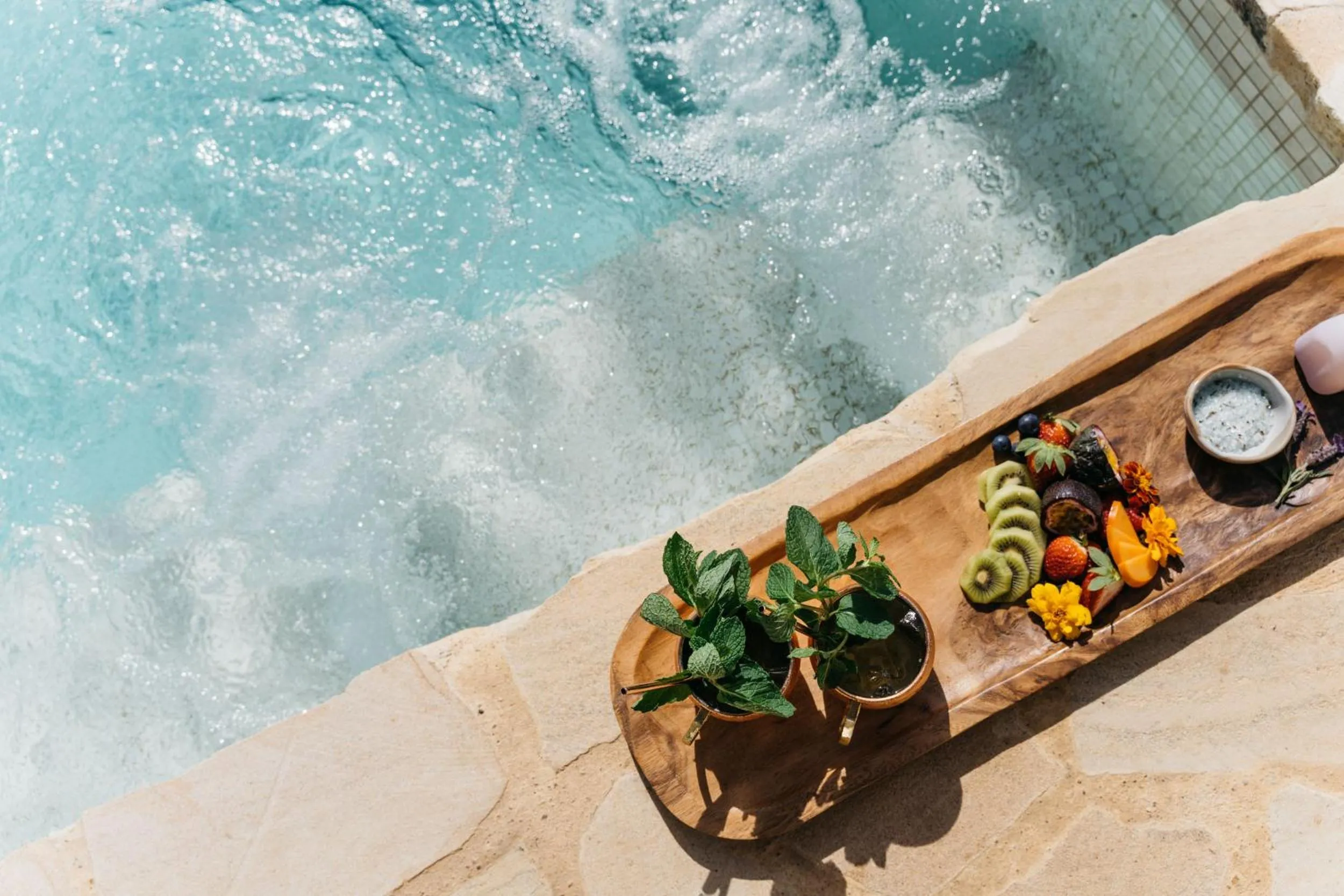 Swimming pool in Sequoia Lodge