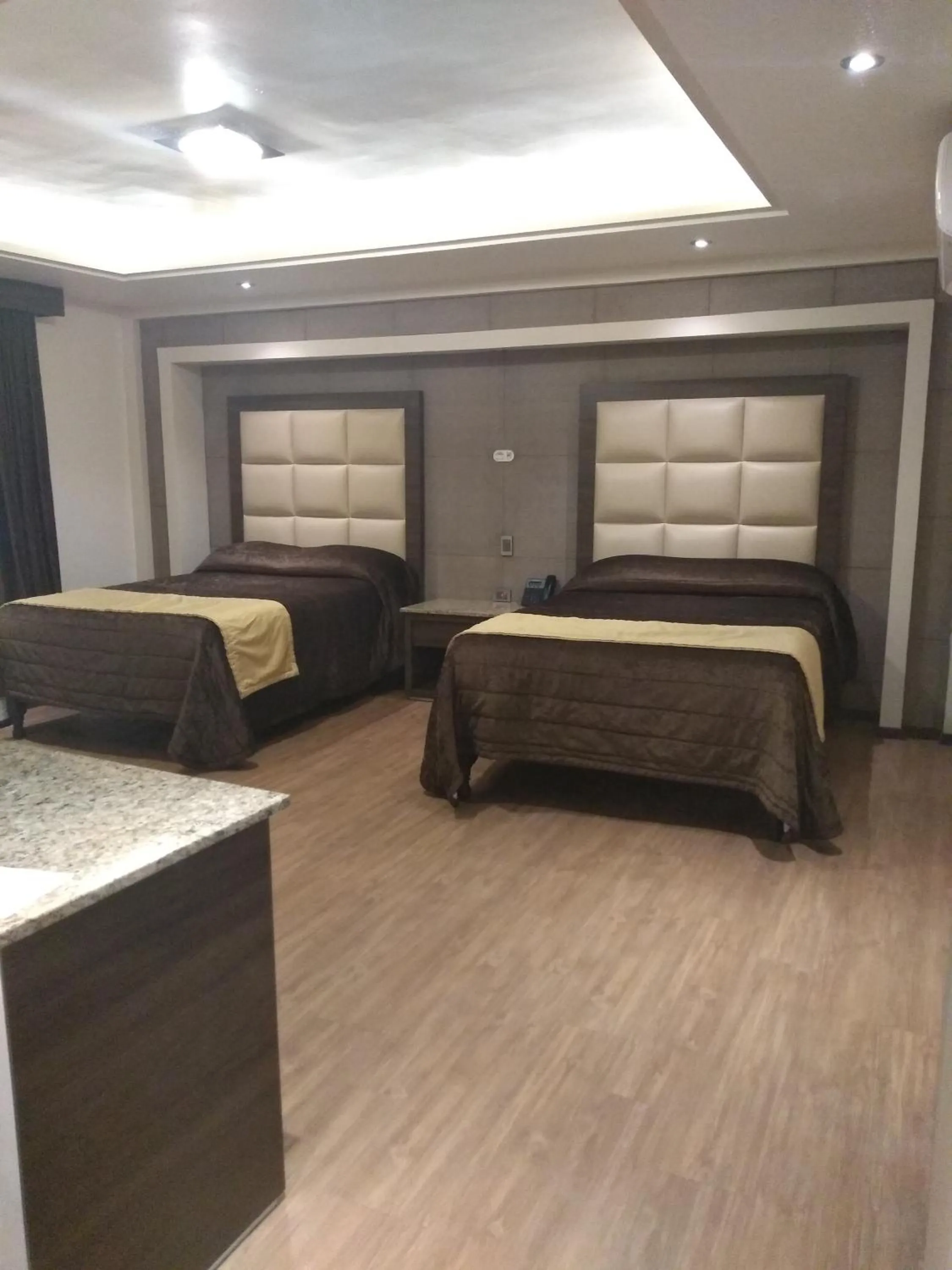 Bed in Hotel Jiménez Plaza