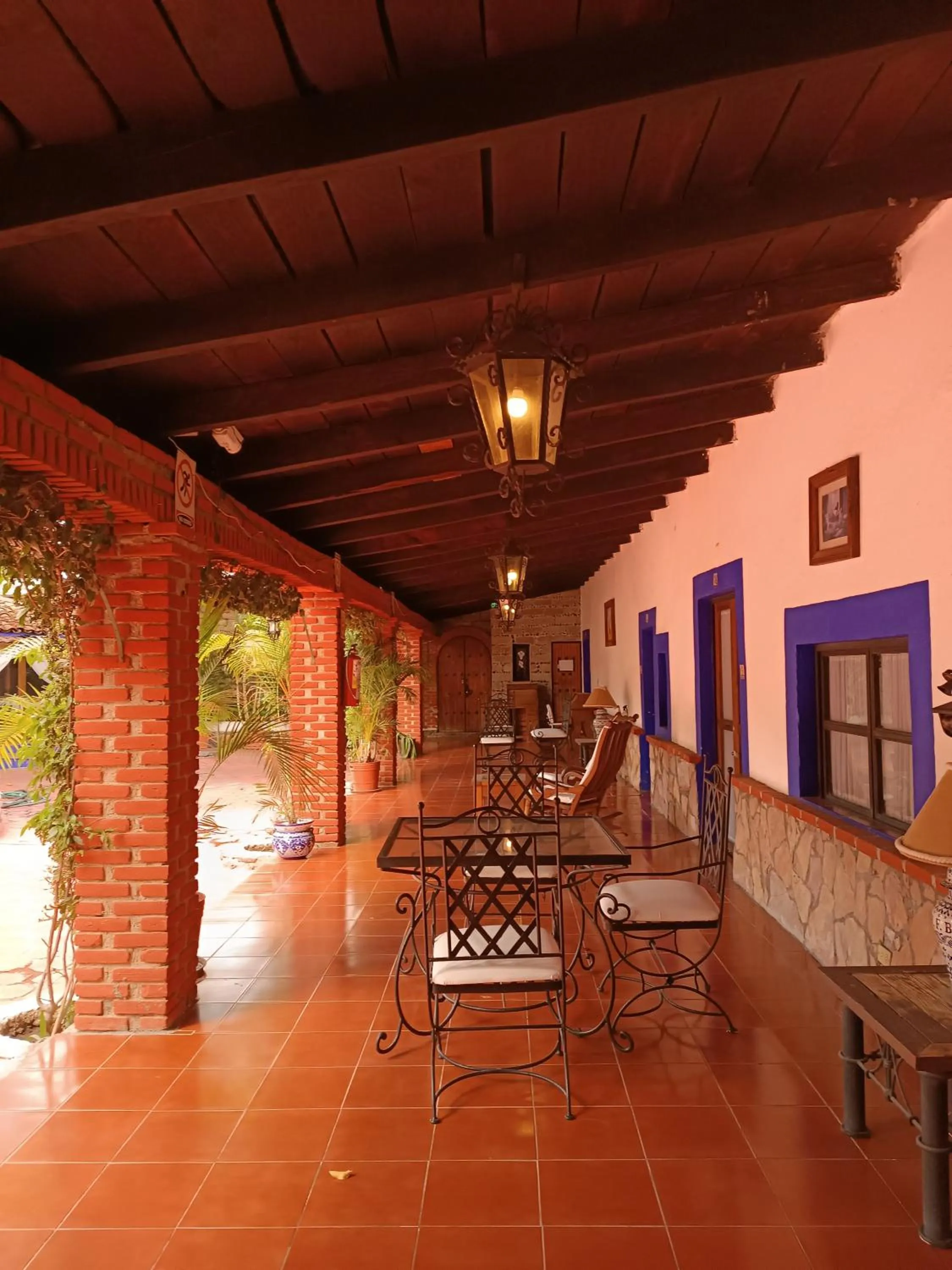 Patio in Posada Los Alcatraces
