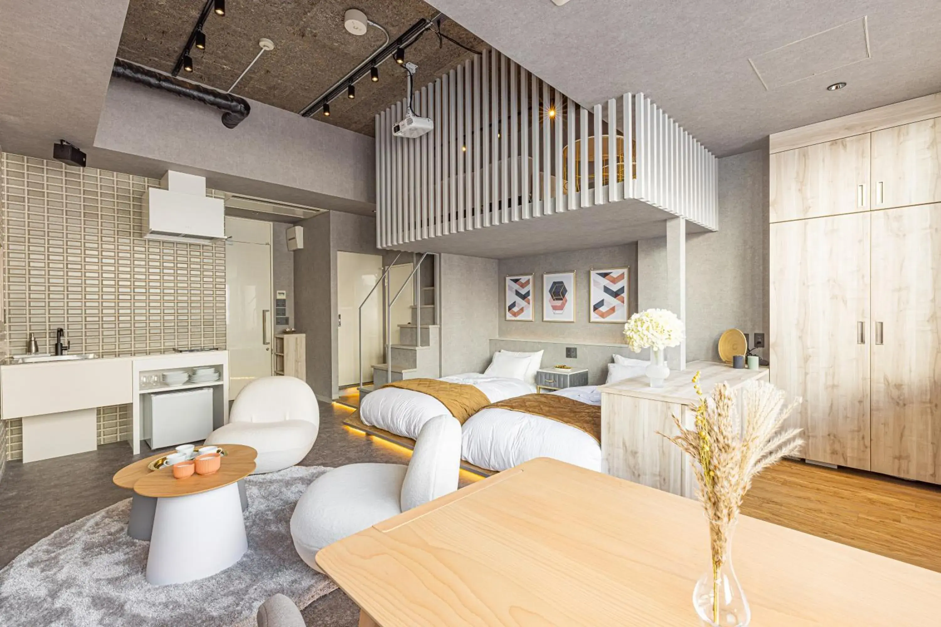 Living room in ビル泊 -Birupaku Decentralized Hotel- Living room in ビル泊 -Birupaku Decentralized Hotel-