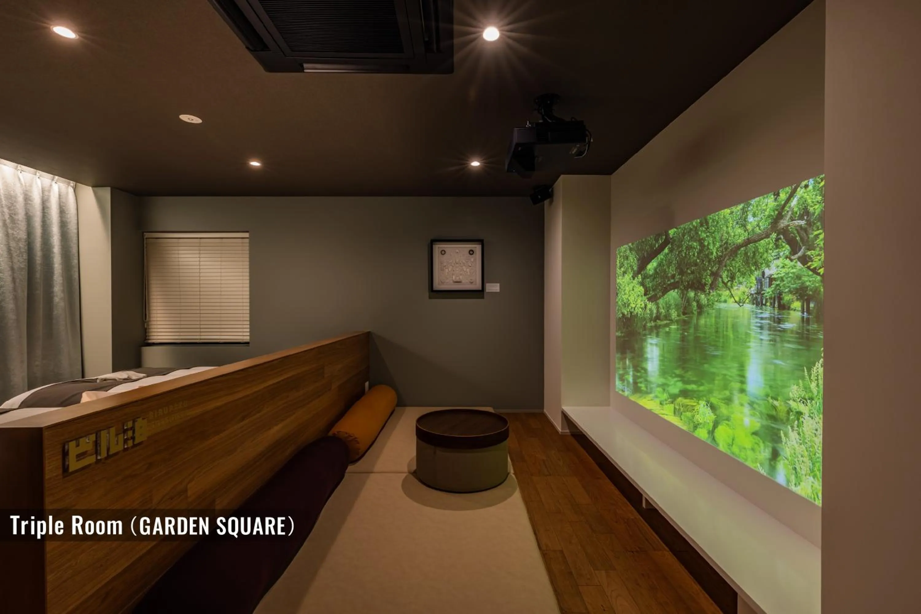 Living room in ビル泊 -Birupaku Decentralized Hotel-