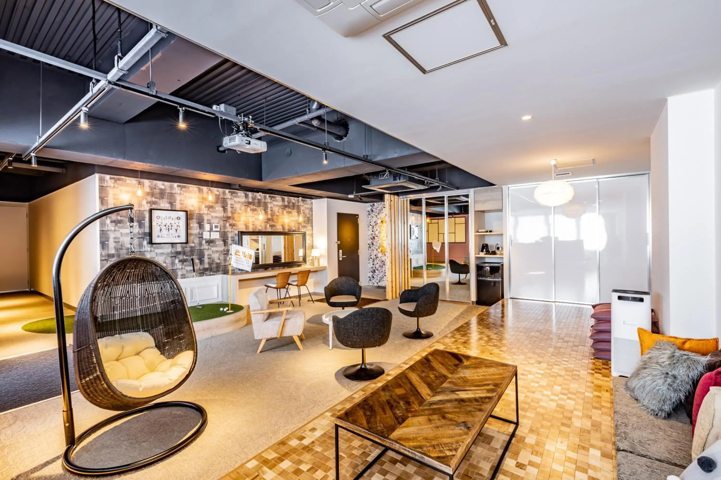 Living room in ビル泊 -Birupaku Decentralized Hotel- Living room in ビル泊 -Birupaku Decentralized Hotel-