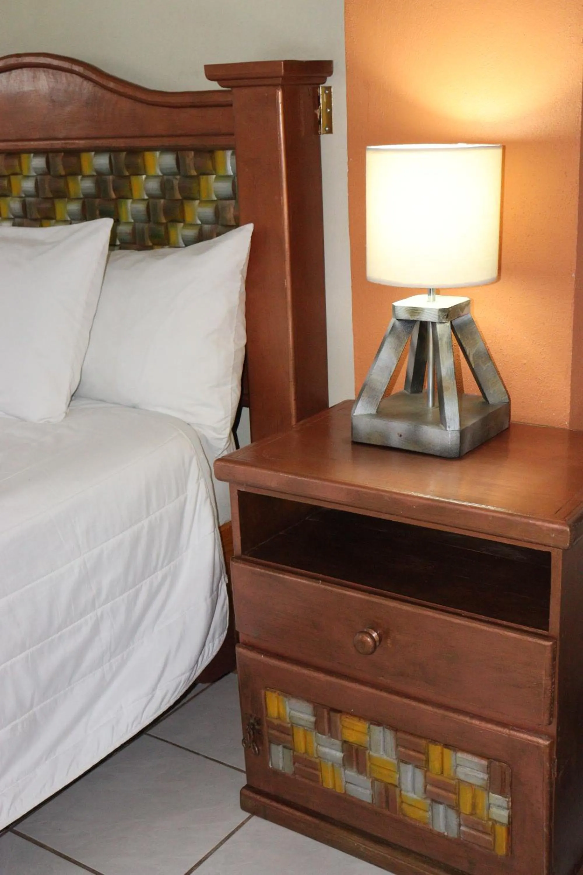 Decorative detail, Bed in Hotel Carnaval