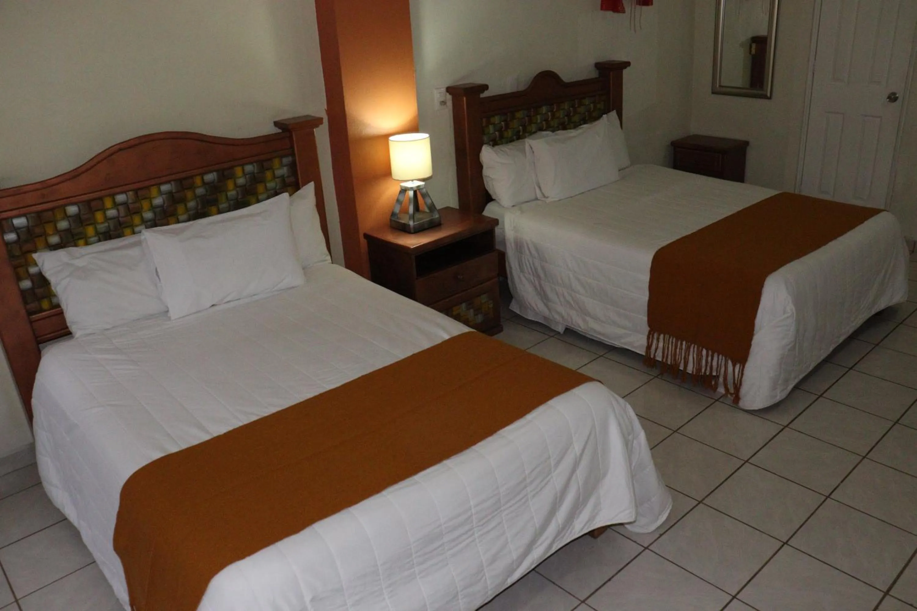 Decorative detail, Bed in Hotel Carnaval