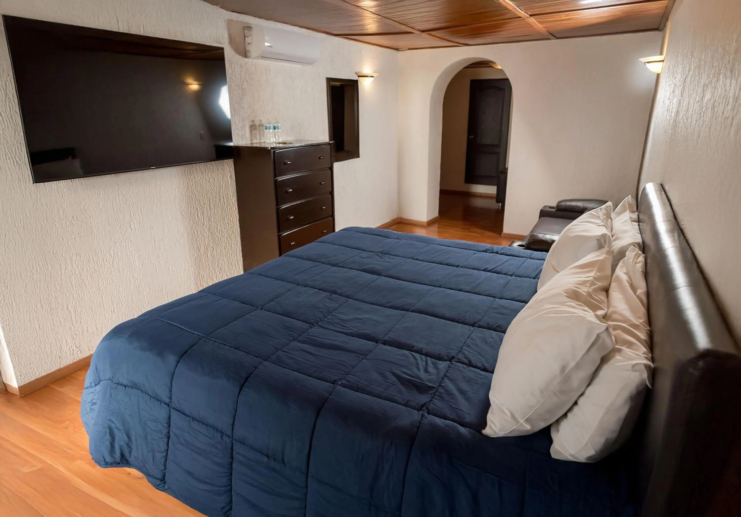 Bed in Hotel Central Teziutlan