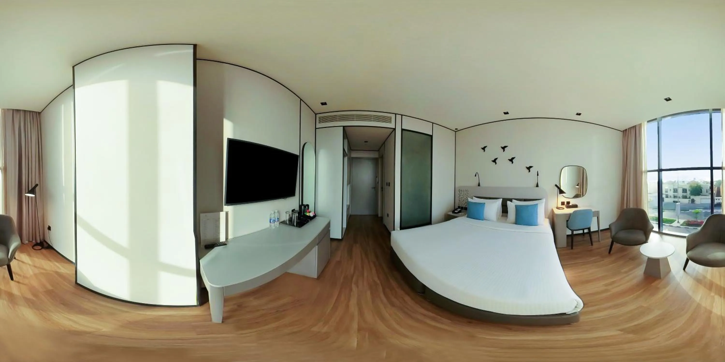 View (from property/room), Bed in Lemon Tree Hotel, Jumeirah Dubai