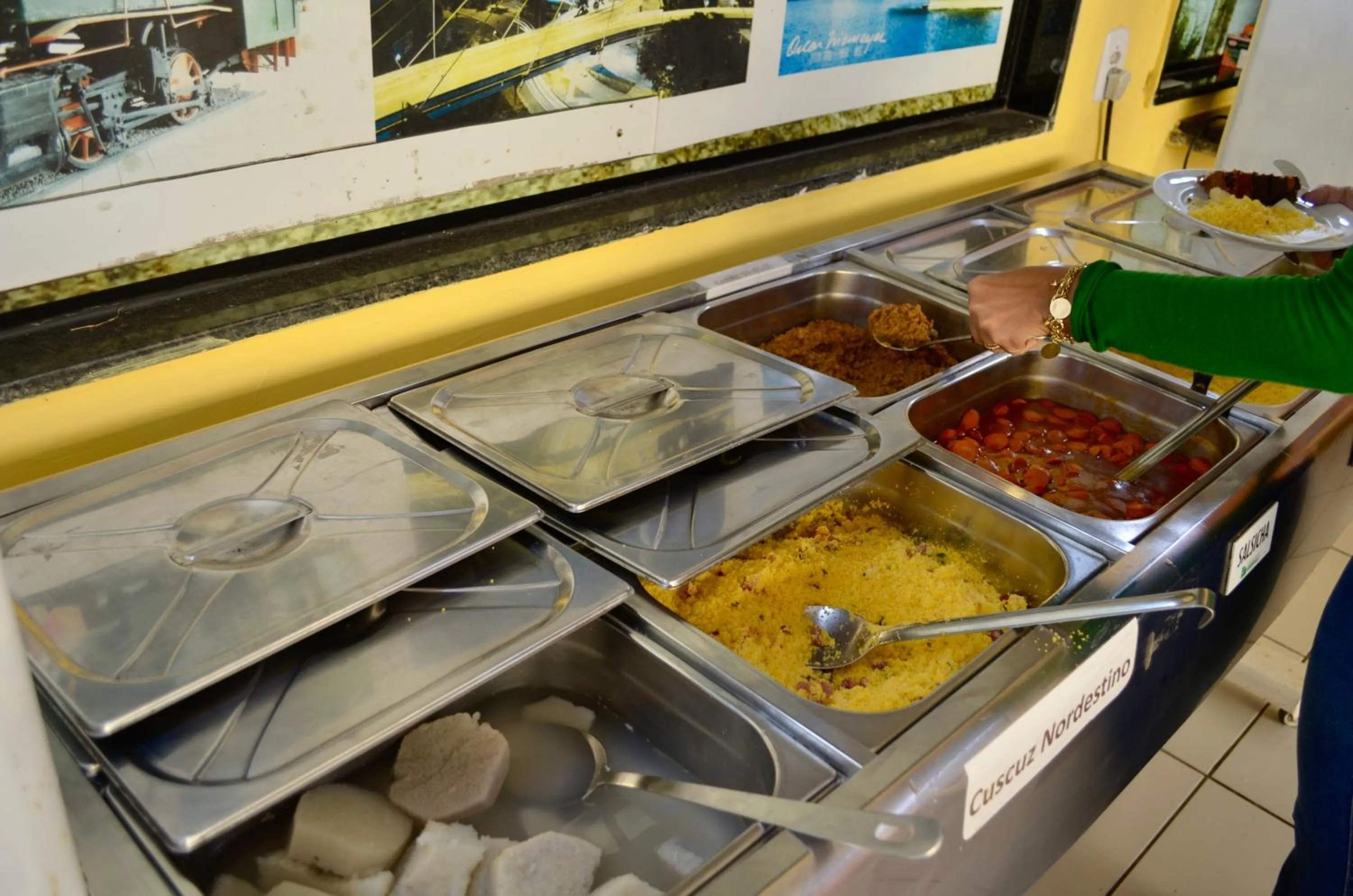 Buffet breakfast in Pousada Granville