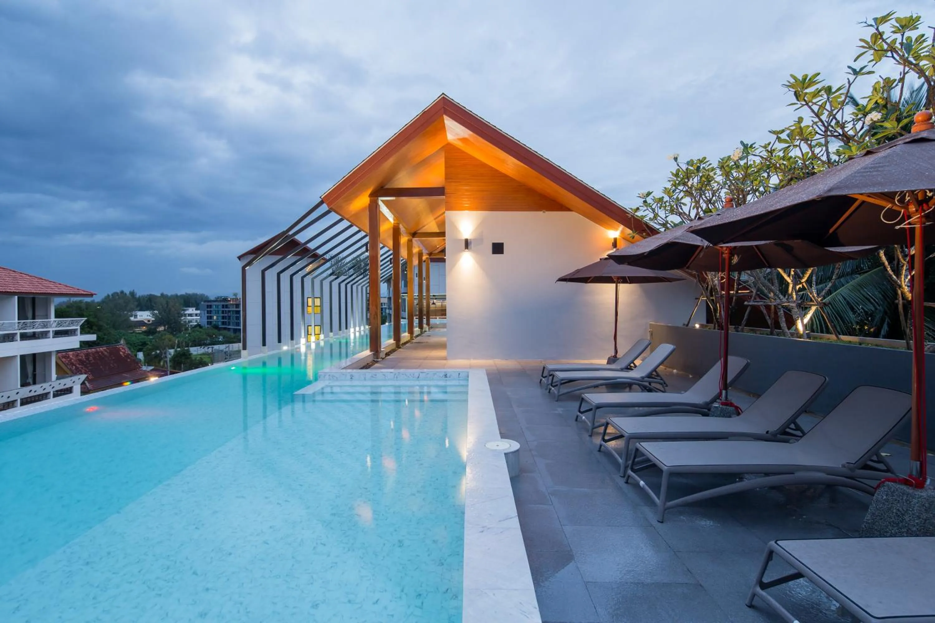 Swimming pool in Palmyrah Surin Beach Residence