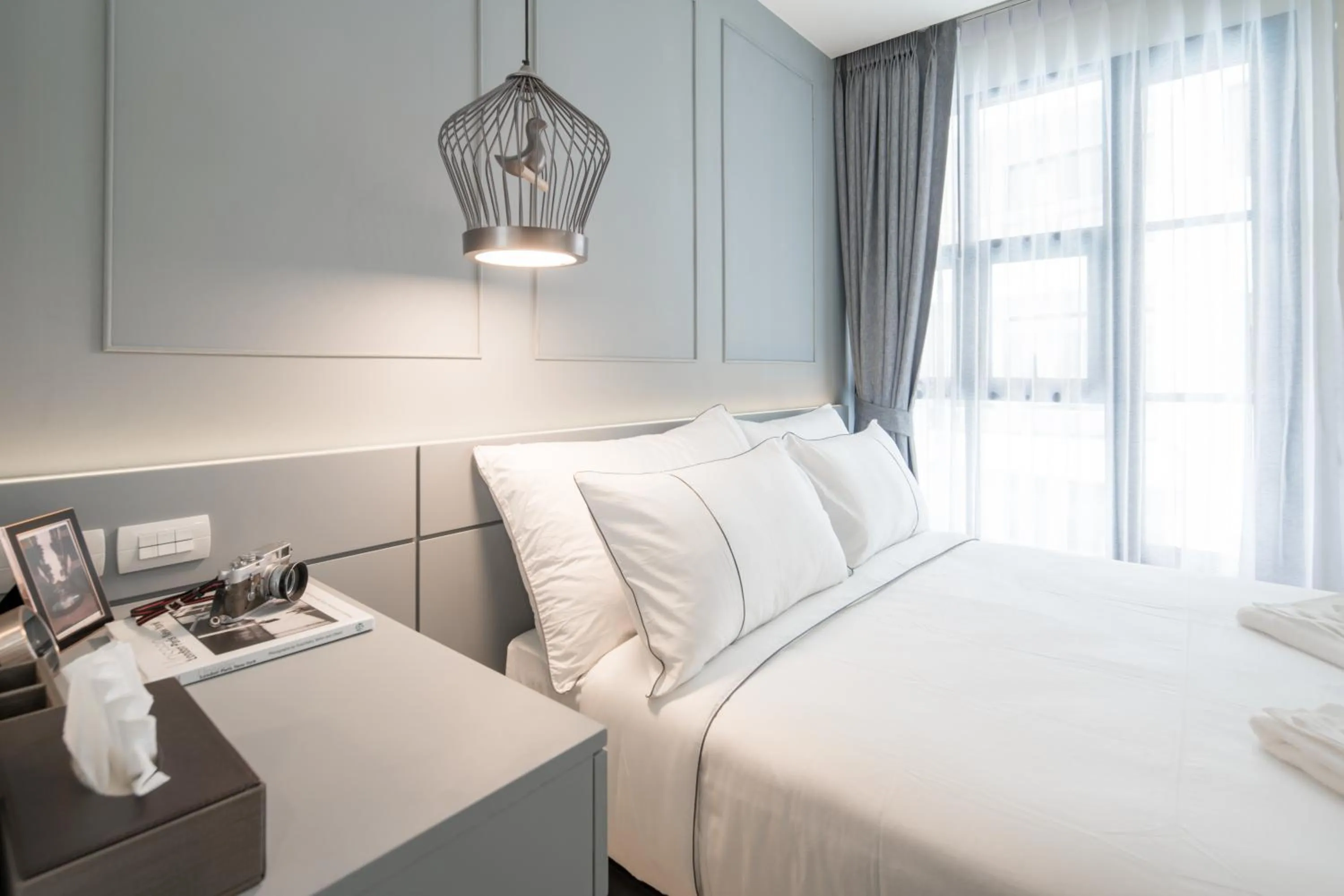 Bedroom, Bed in Palmyrah Surin Beach Residence