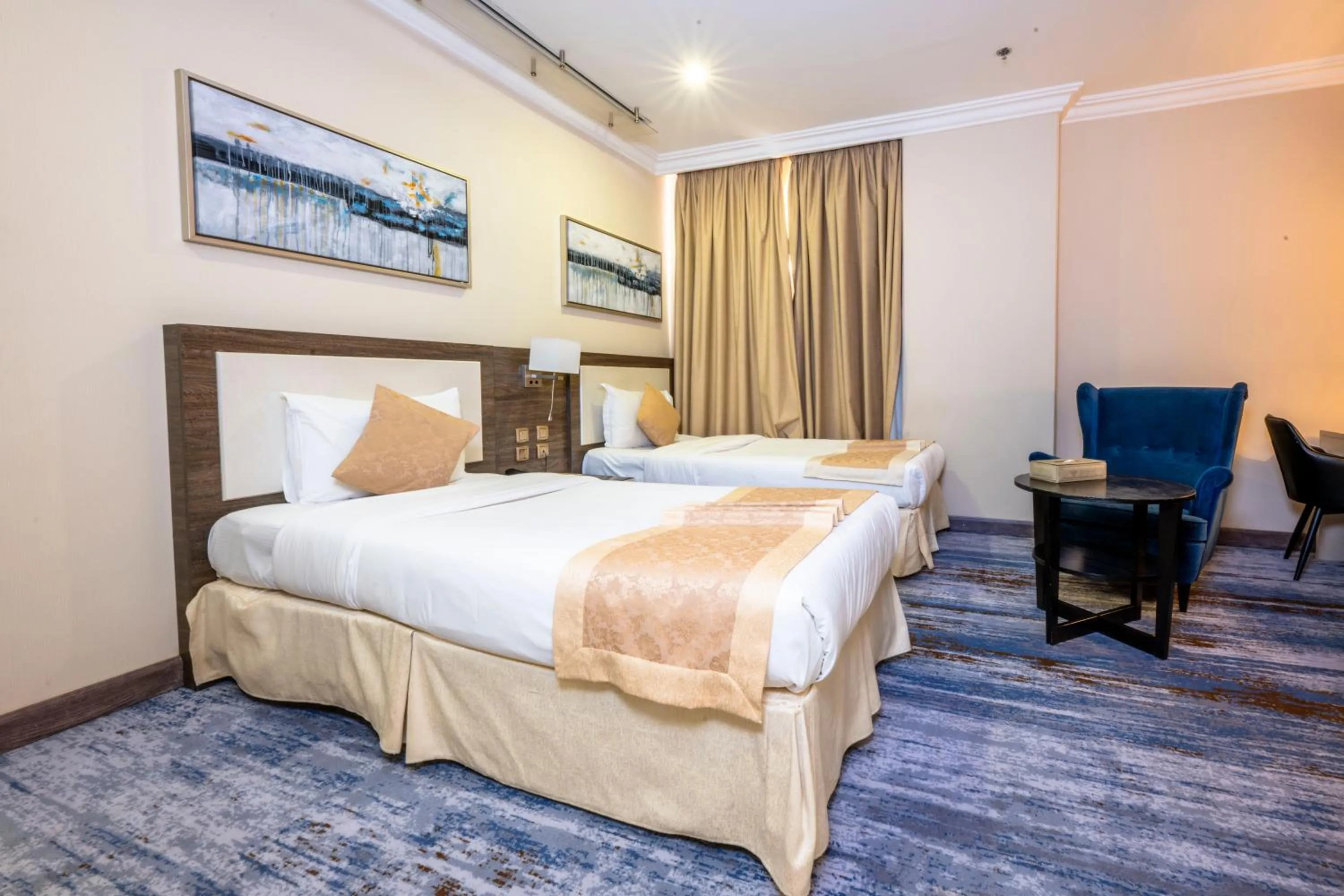 Bed in Hayat Al Riyadh Hotel