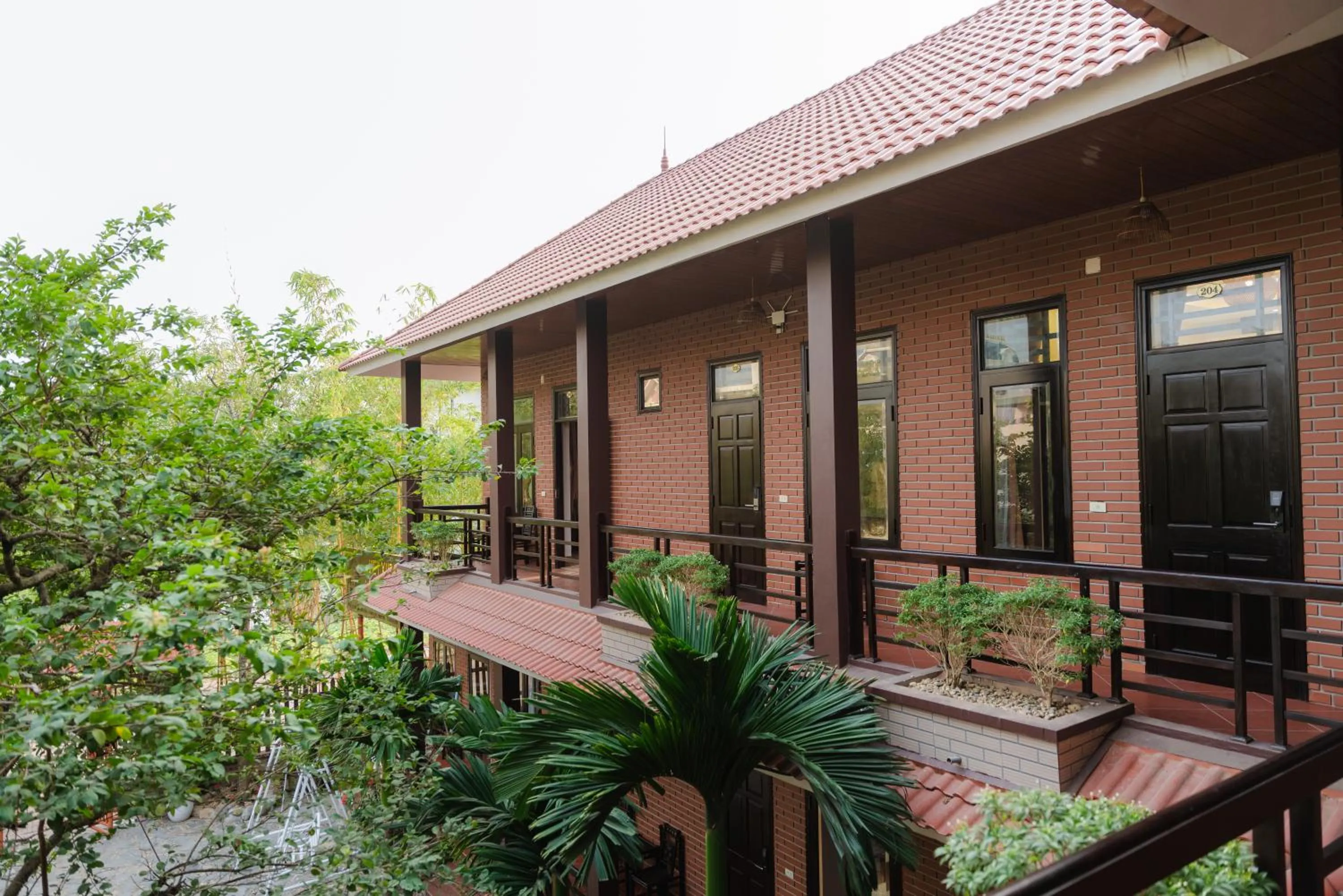 Patio in Việt Xưa Homestay