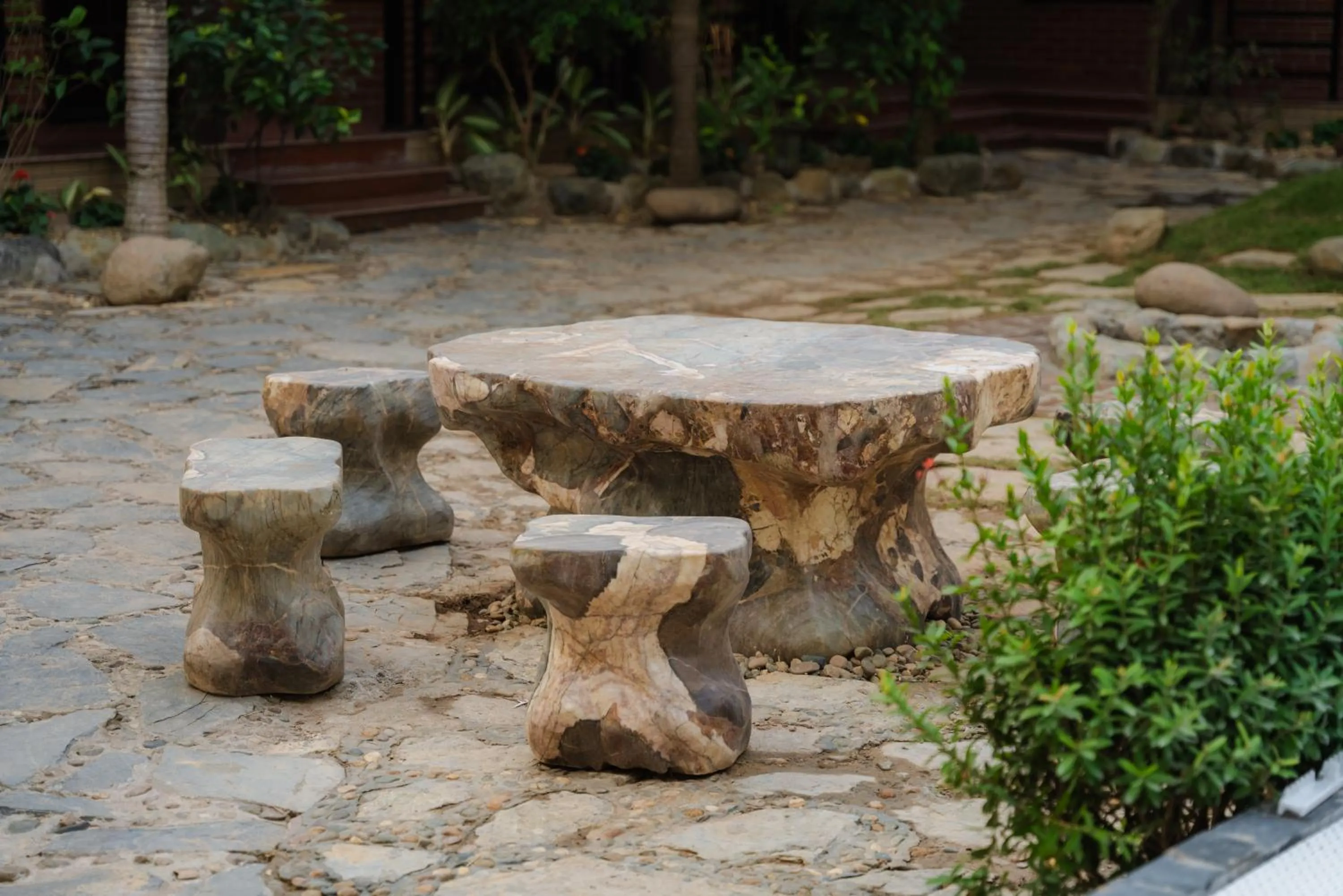 Garden in Việt Xưa Homestay