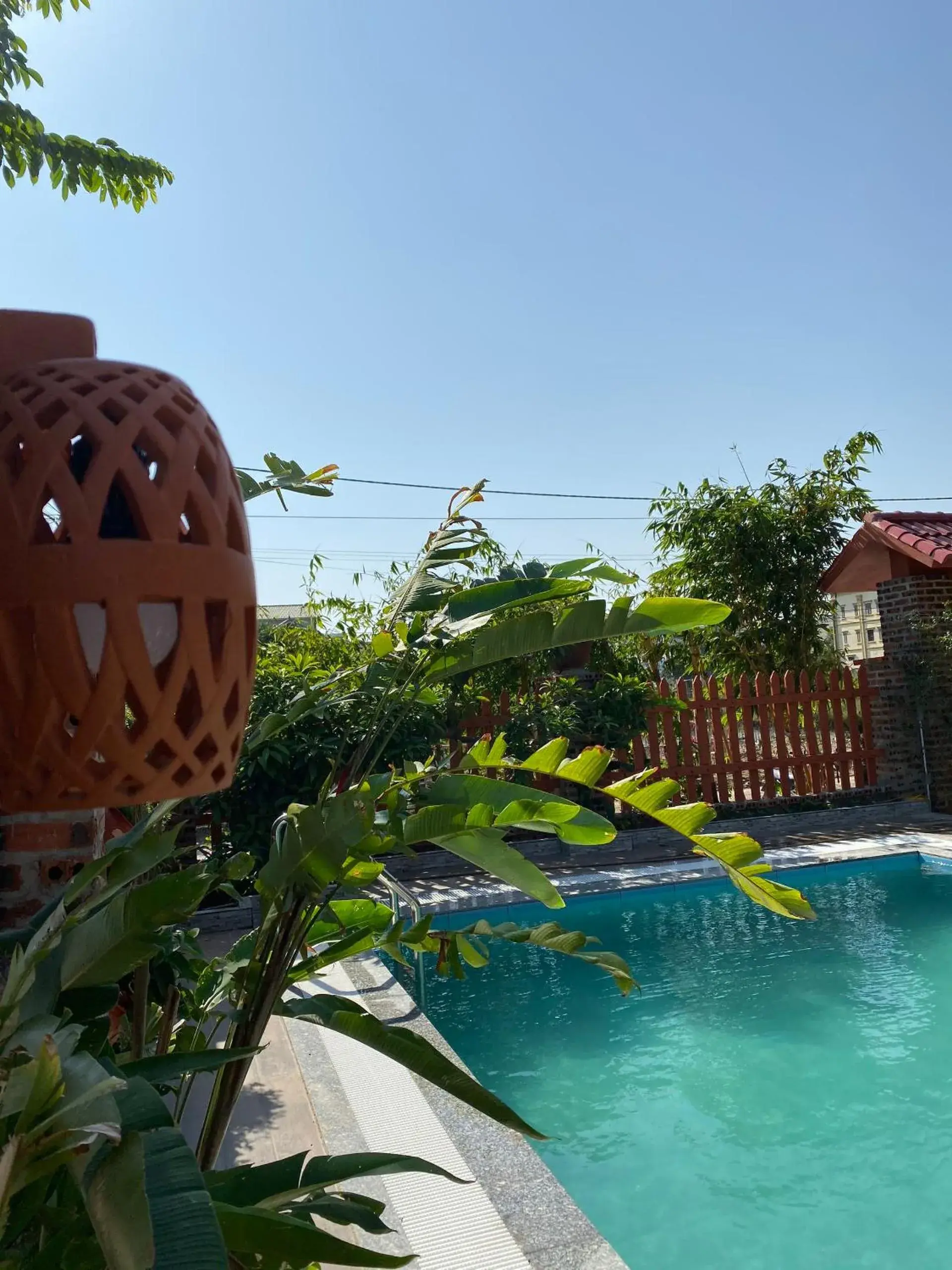 Pool view in Việt Xưa Homestay Pool view in Việt Xưa Homestay