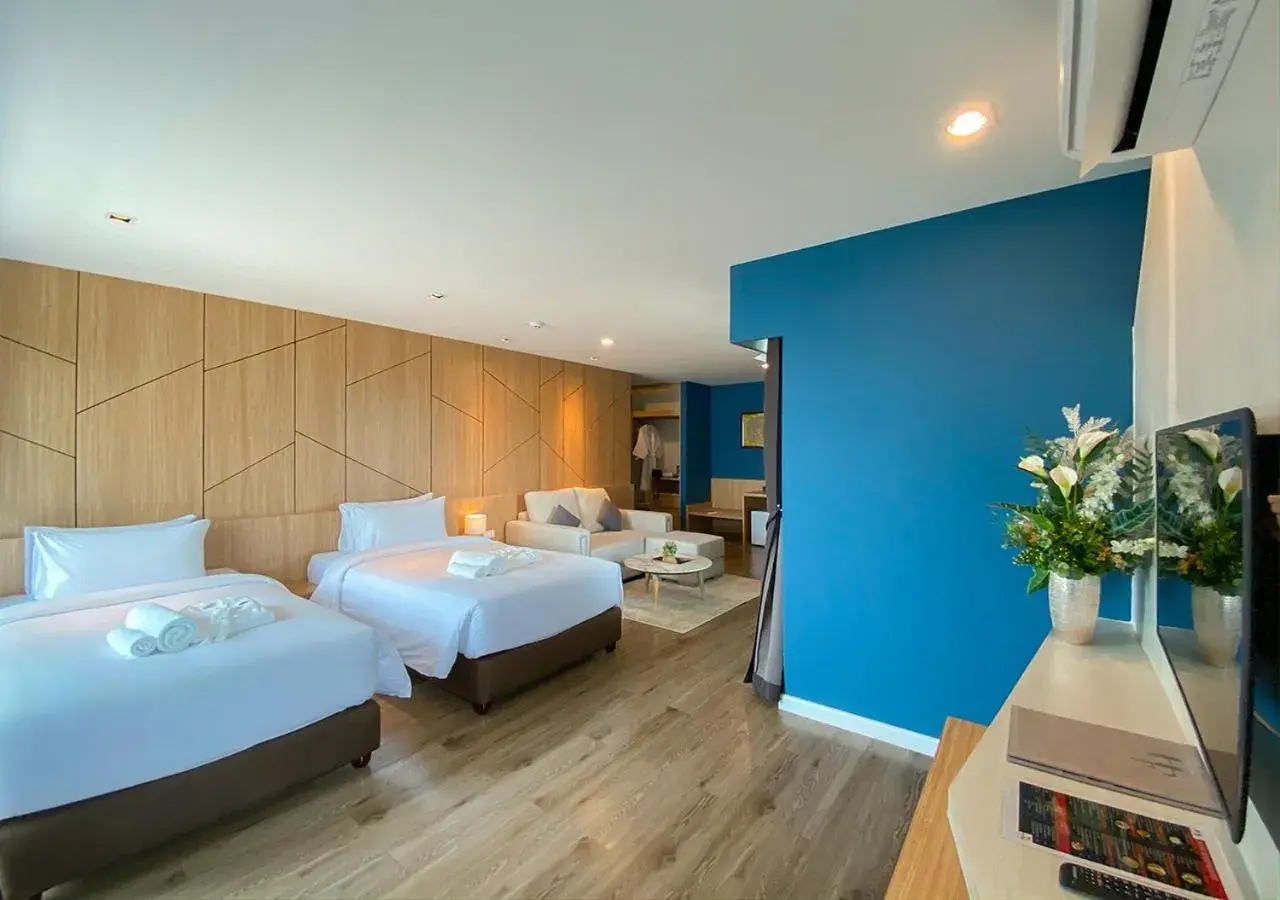 Bed in Hotel Fuse Rayong Bed in Hotel Fuse Rayong