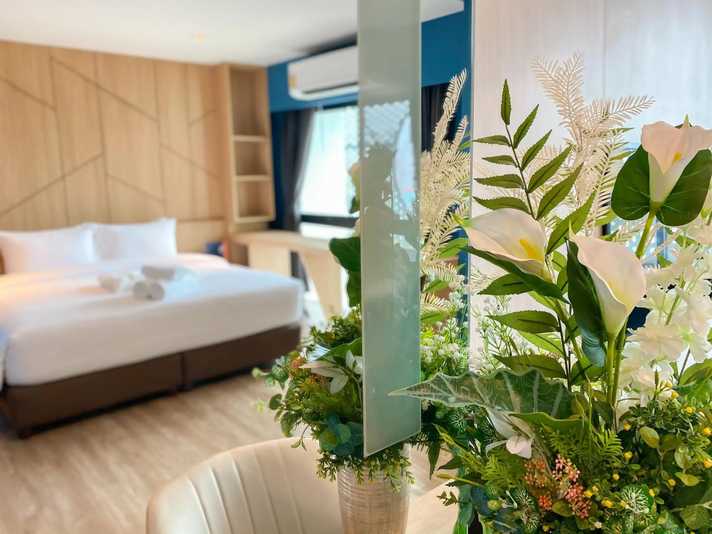 Bed in Hotel Fuse Rayong Bed in Hotel Fuse Rayong