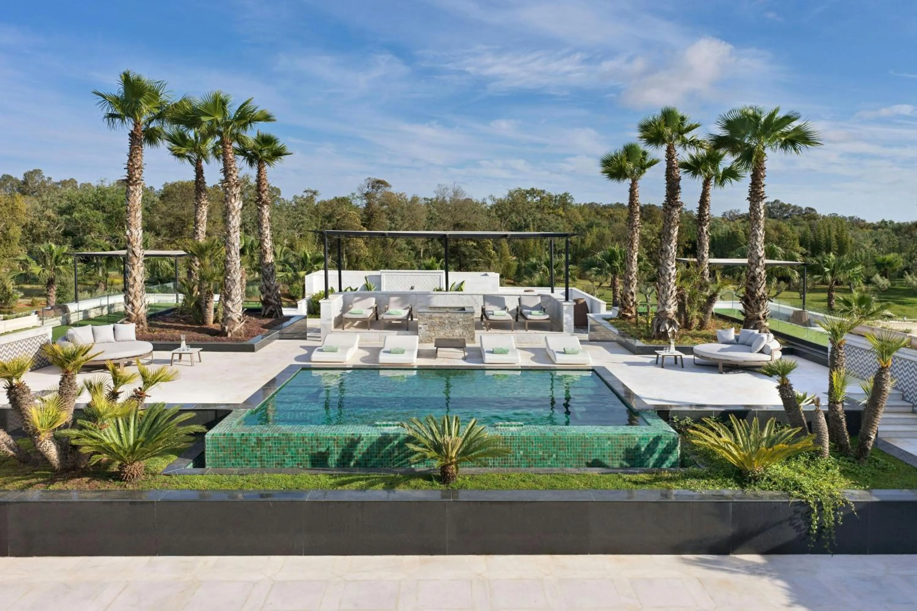 Swimming pool in The Ritz-Carlton Rabat, Dar Es Salam