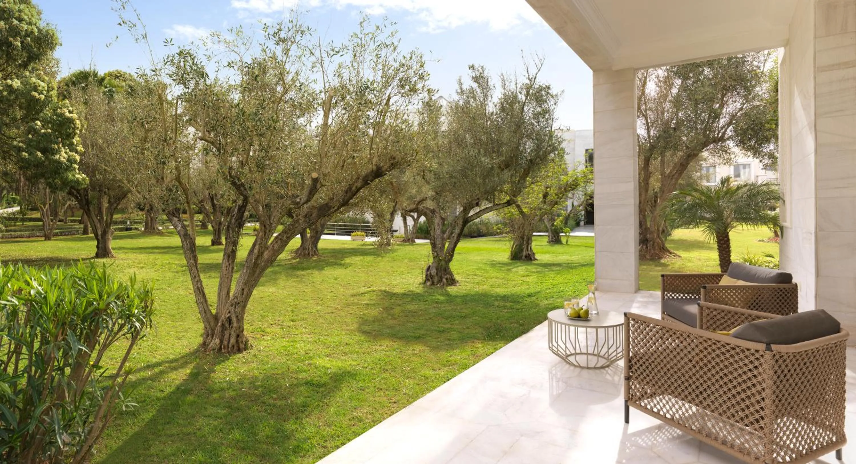 Patio in The Ritz-Carlton Rabat, Dar Es Salam