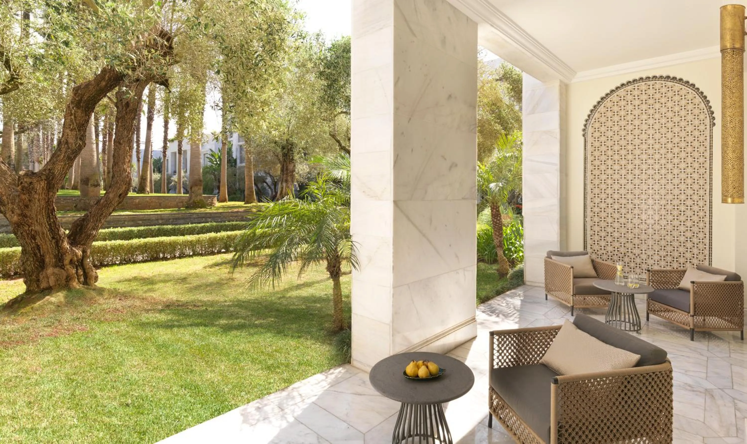 Patio in The Ritz-Carlton Rabat, Dar Es Salam