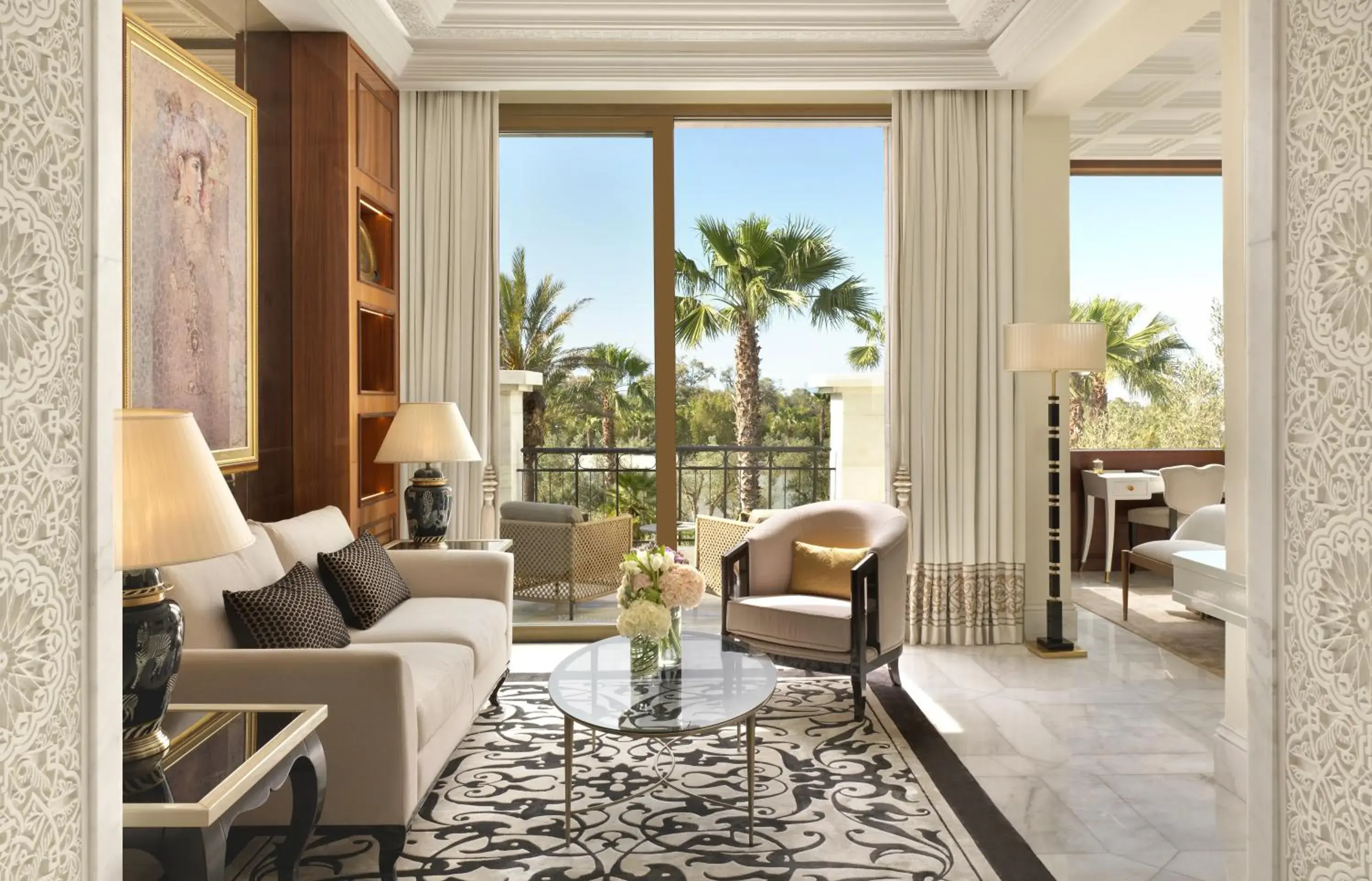 Living room in The Ritz-Carlton Rabat, Dar Es Salam Living room in The Ritz-Carlton Rabat, Dar Es Salam