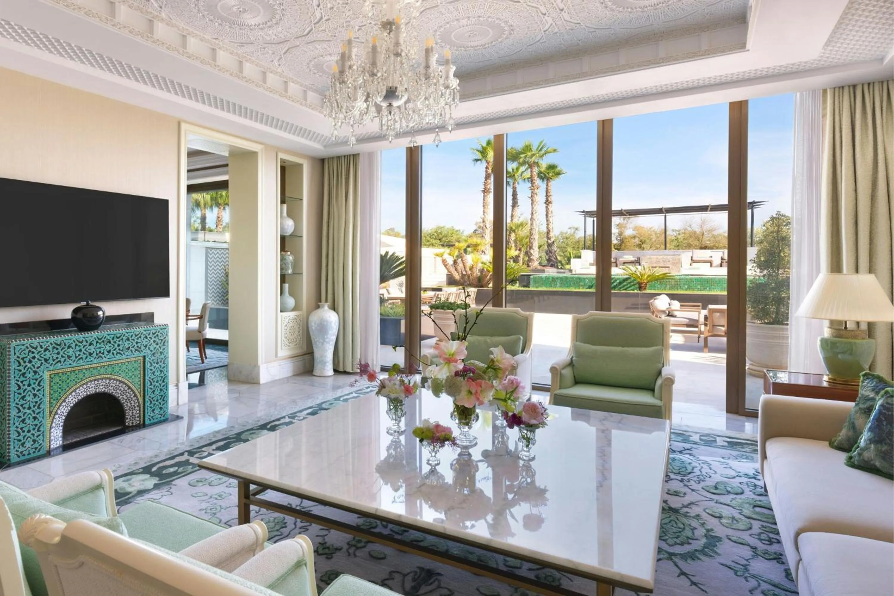 Living room in The Ritz-Carlton Rabat, Dar Es Salam