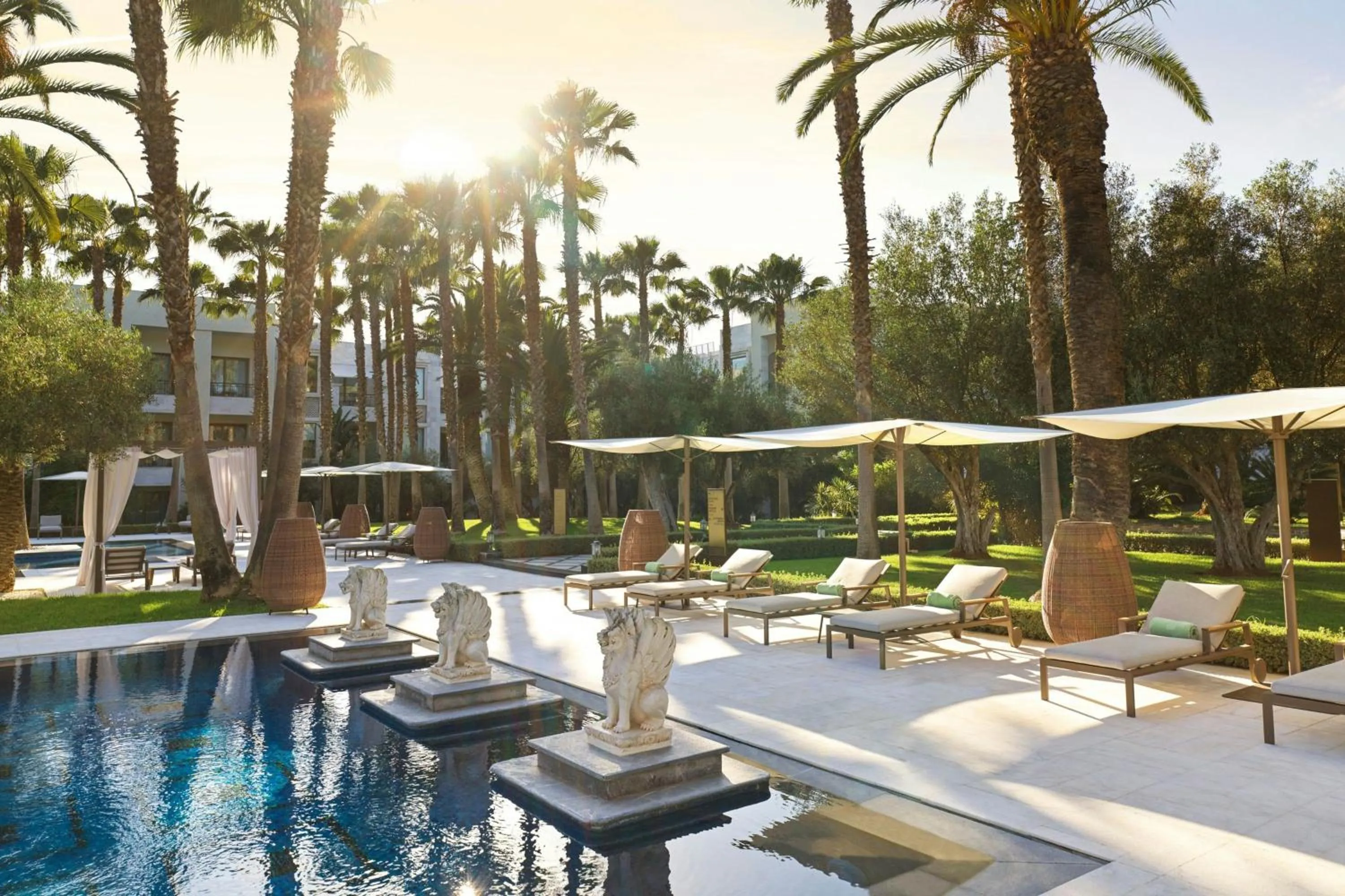 Swimming pool in The Ritz-Carlton Rabat, Dar Es Salam