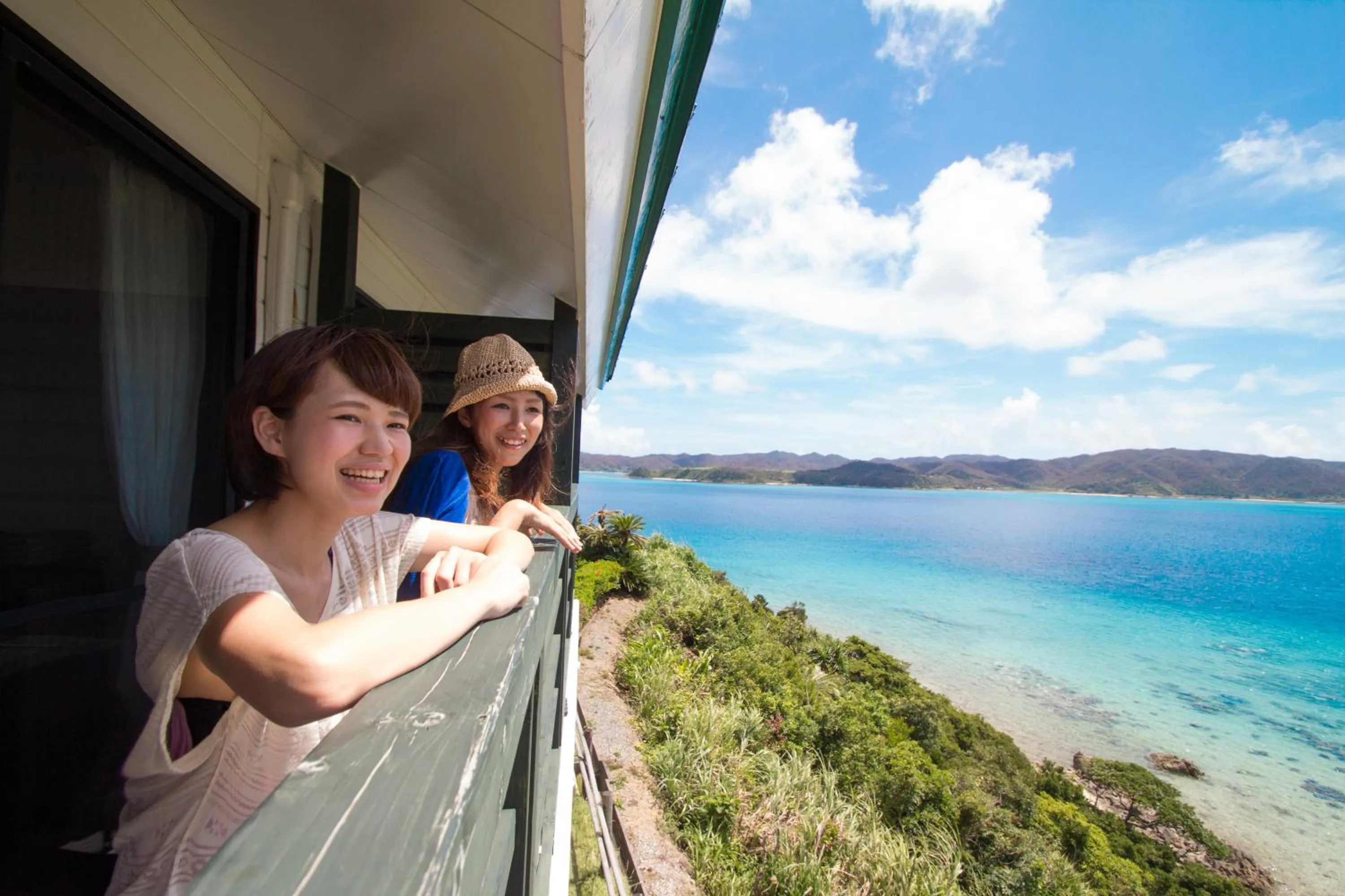 Balcony/Terrace in Petit Resort Native Sea Amami