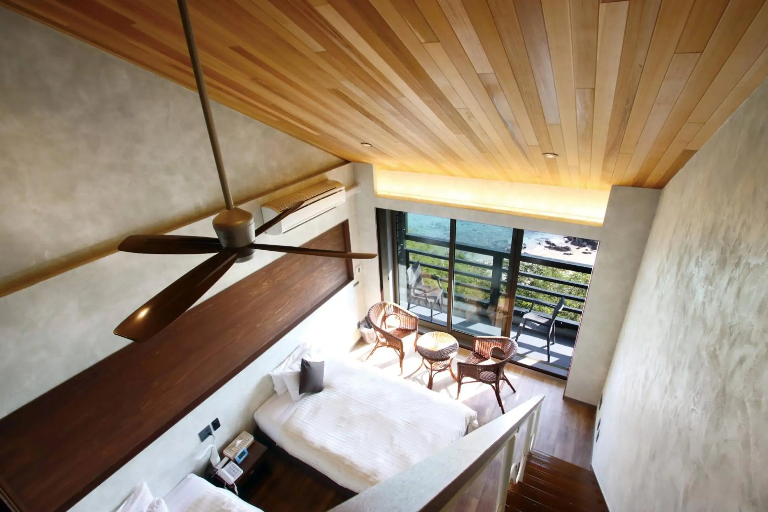 Bed in Petit Resort Native Sea Amami Bed in Petit Resort Native Sea Amami