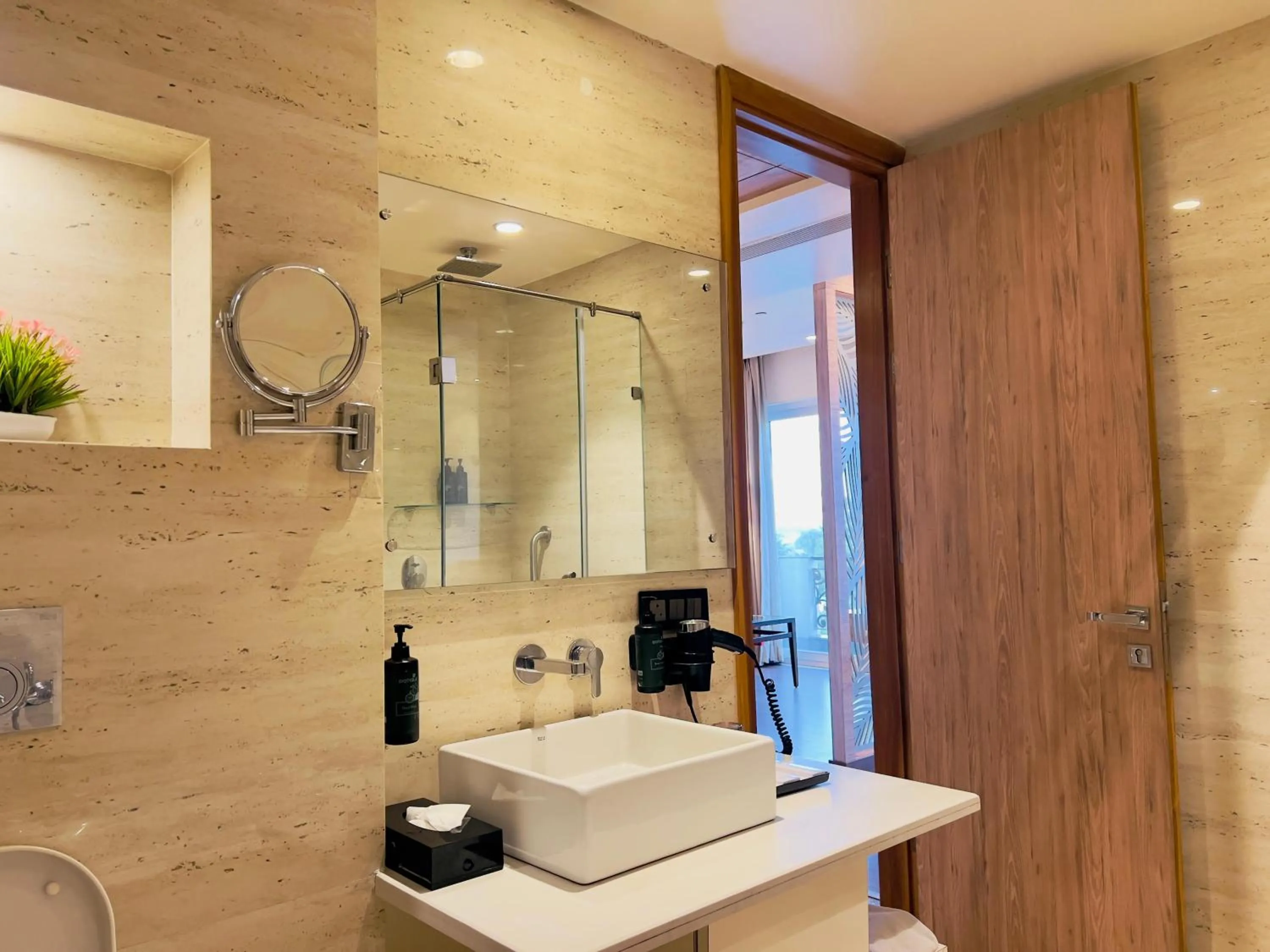 Bathroom in Ramada by Wyndham Aligarh GT Road